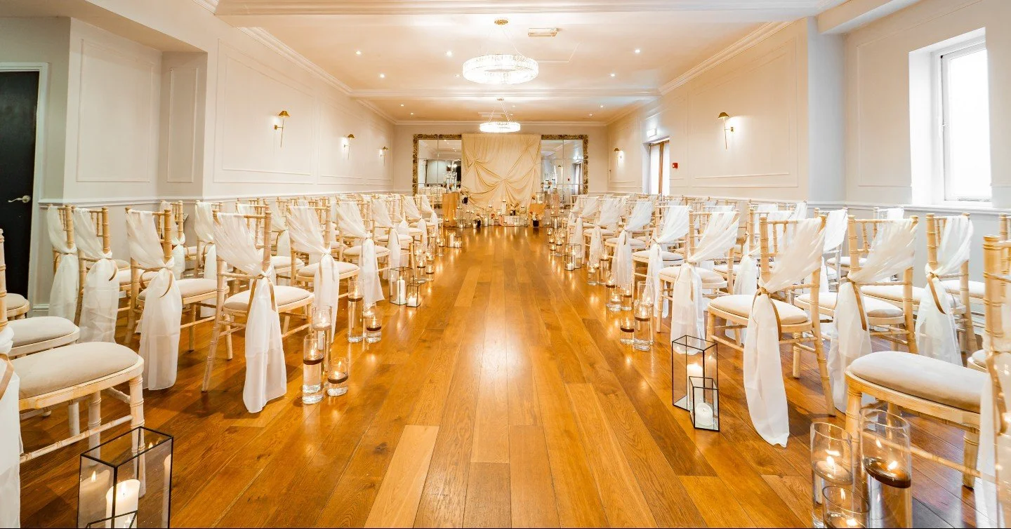 Our Woodlands Suite - where so many love stories have officially begun 🤍

Soft neutral tones, warm wooden floors, and a beautifully long aisle create a setting that lets your ceremony feel completely, entirely yours.

With space for up to 100 guests