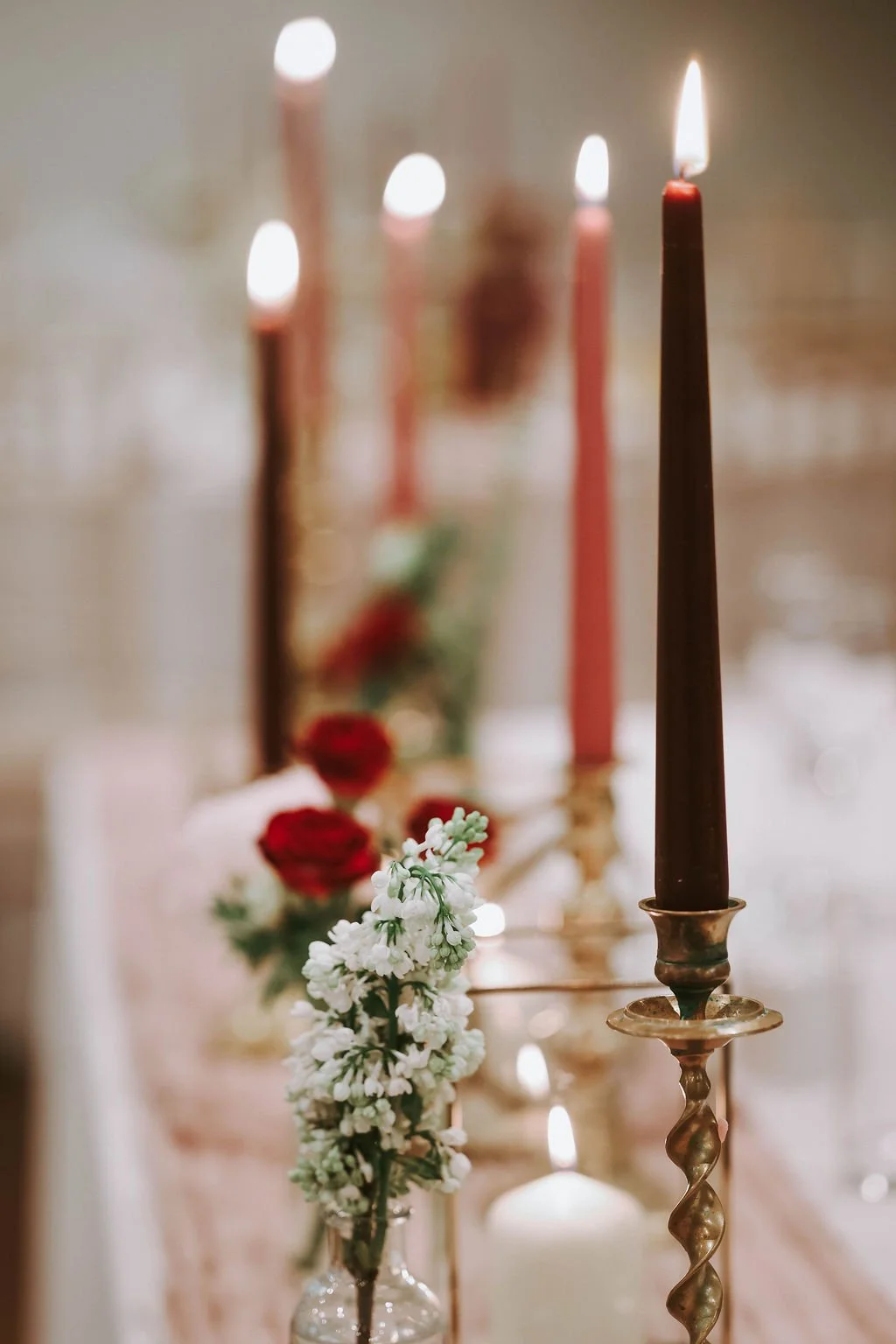 Table decor at Sparth House