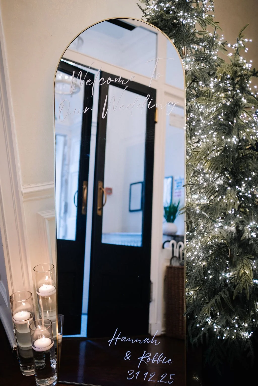 Wedding Sign at Sparth House, Lancashire