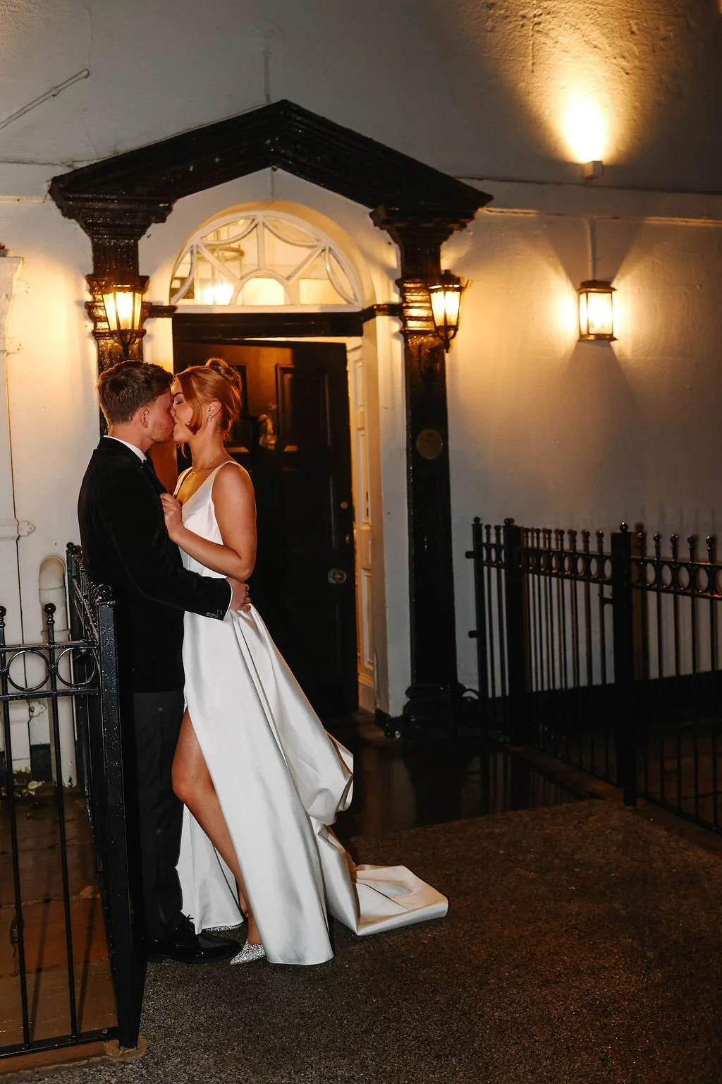 Couple photo at the front of Sparth House