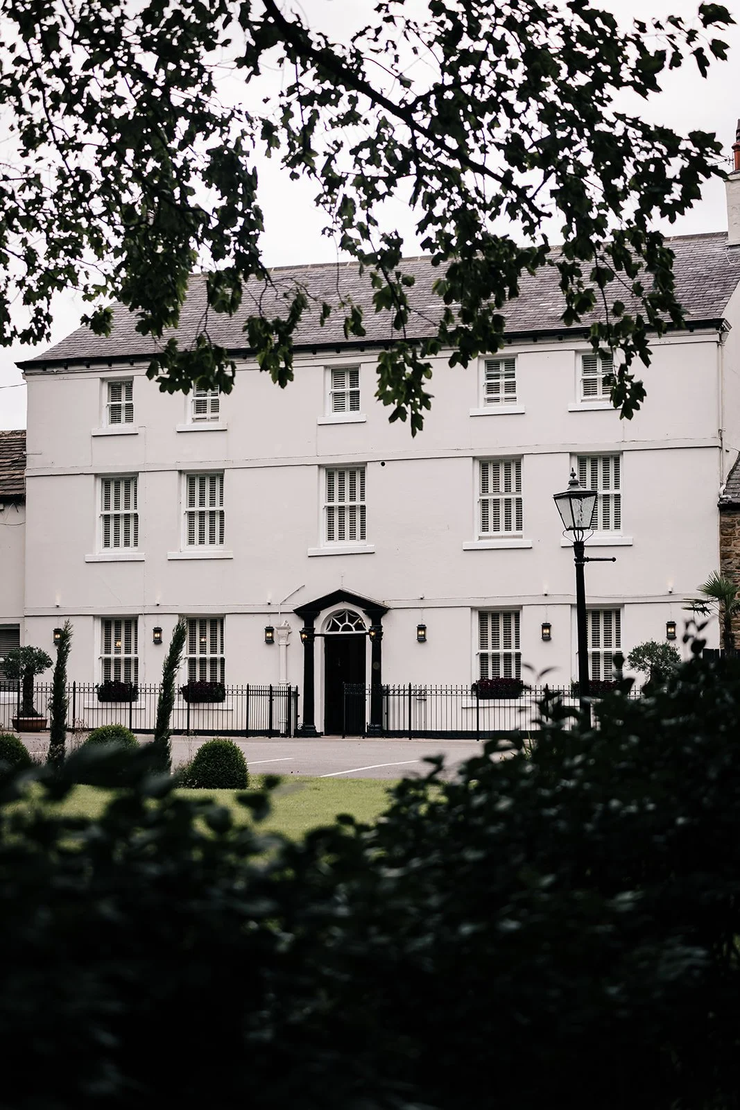 Sparth House Georgian manor house wedding venue exterior Lancashire