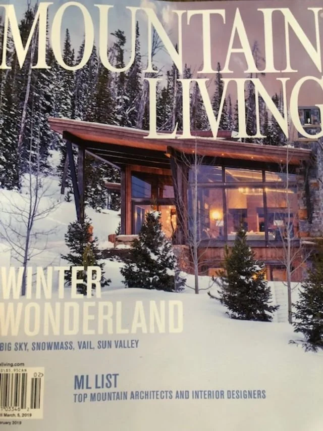 Brown Design Group is on the List of Top 100 Designers in the West in Jan/Feb 2019 Mountain Living Magazine!