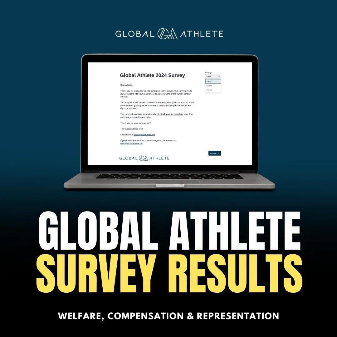 Our recent survey on athletes' welfare, compensation and representation gathered data from athletes from 69 countries and multiple Olympic, Paralympic and non-Olympic sports. The responses highlighted the high rates of abuse across multiple sports. S