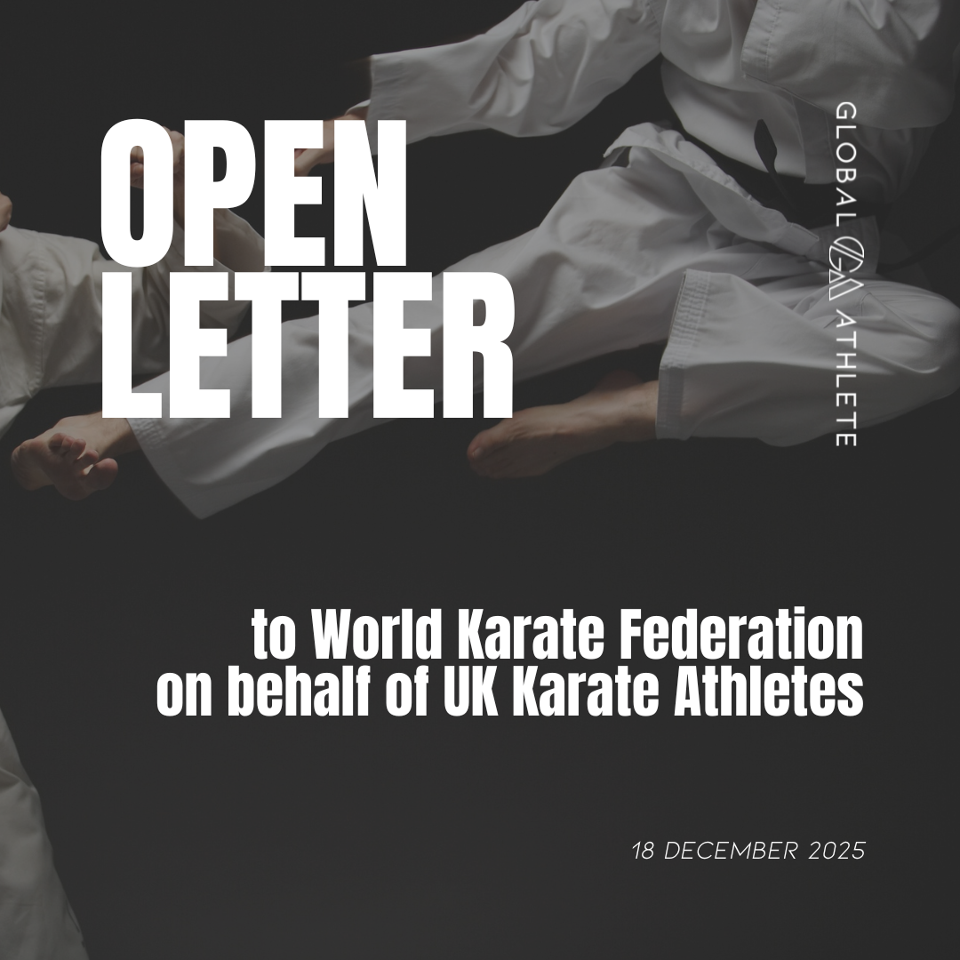 Open Letter to the World Karate Federation on behalf of UK Karate Athletes