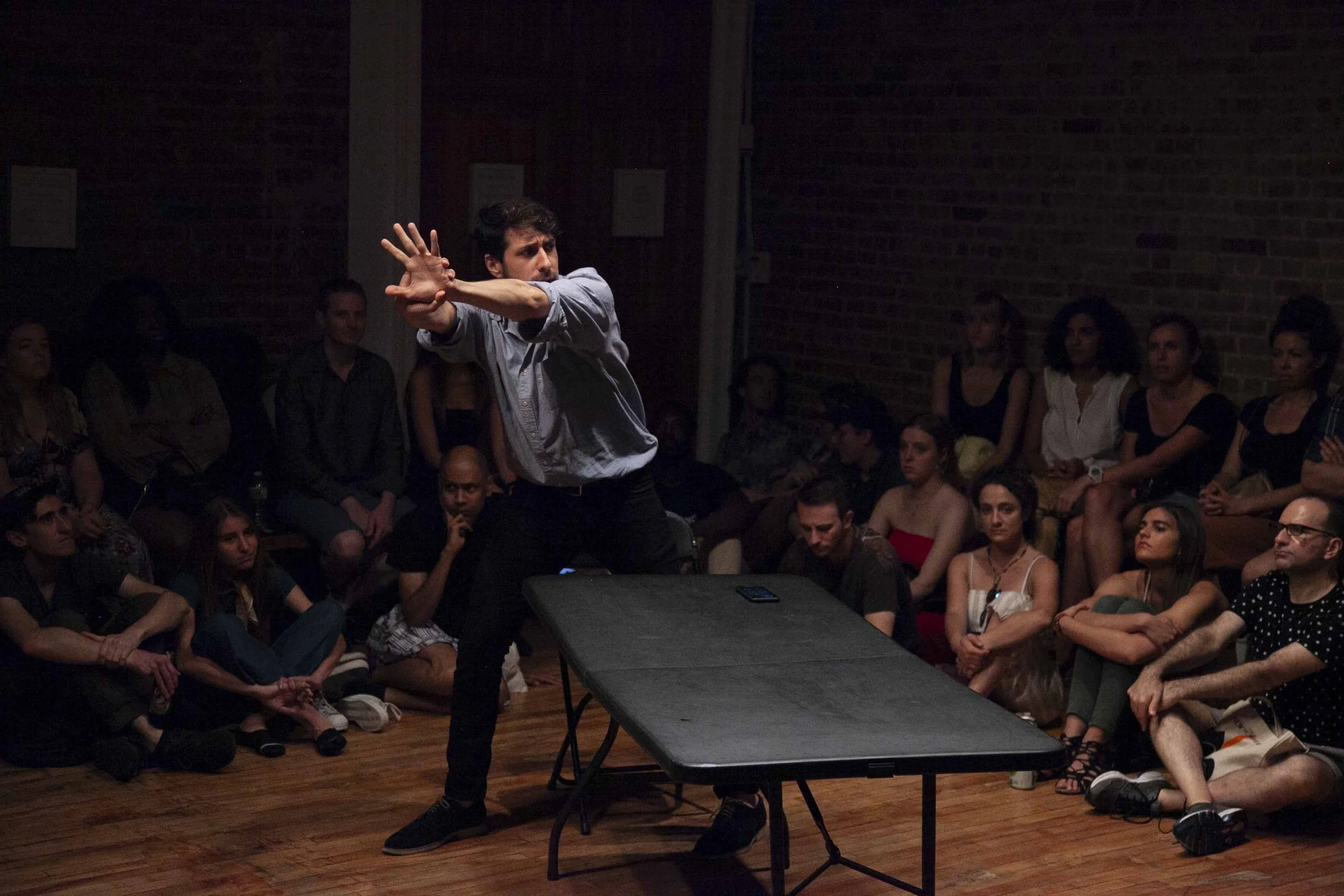 Screaming into Motion
One-Man Show. 