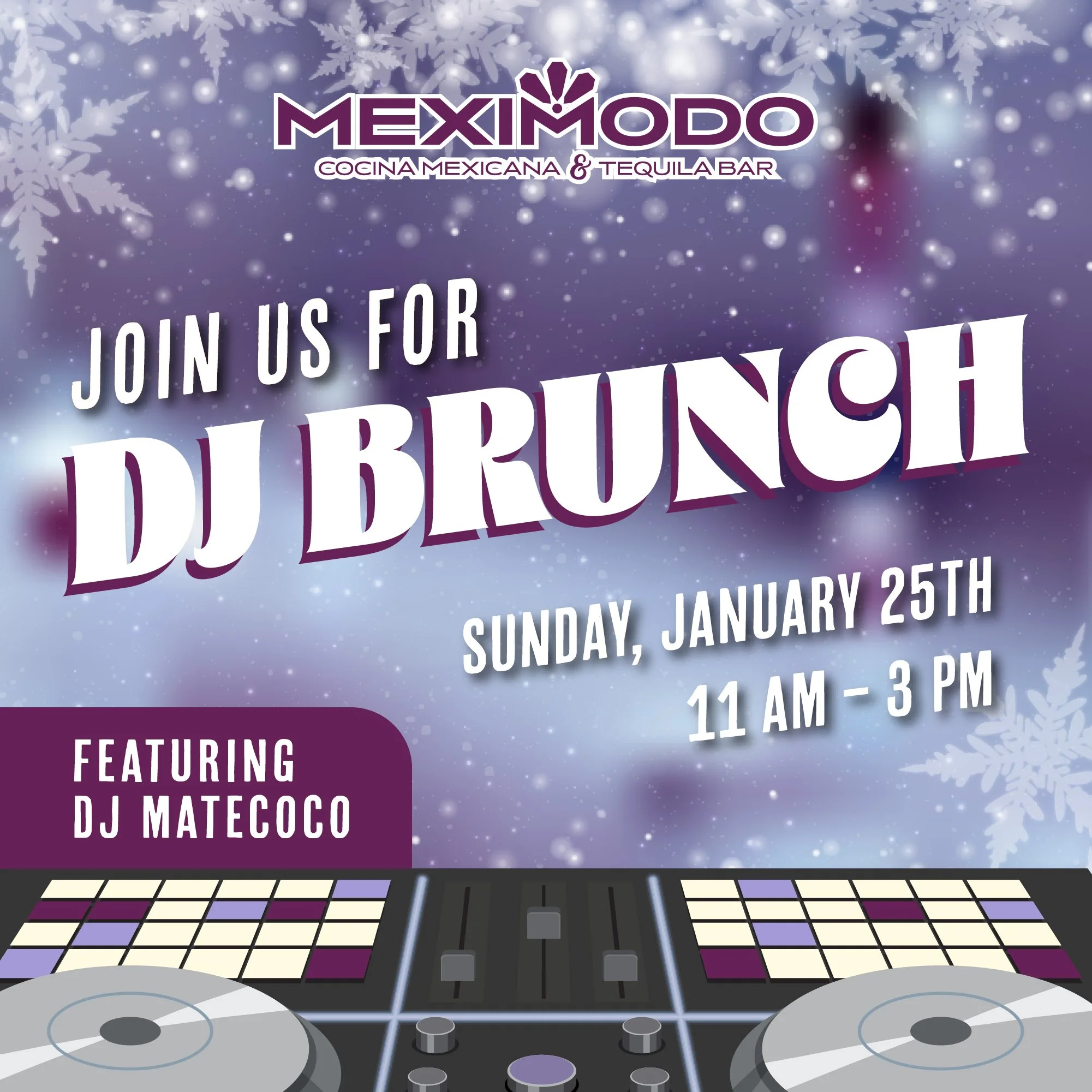 Winter Wonderland DJ Brunch
