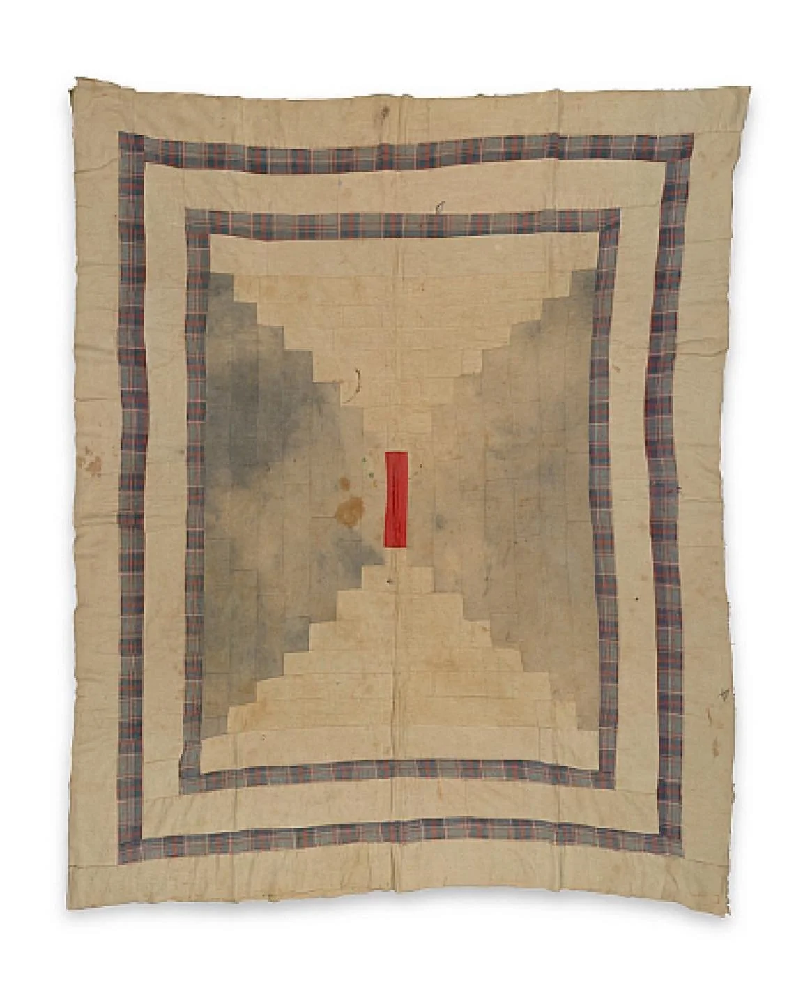 Arie Pettway&rsquo;s Log Cabin&mdash;Single Block, Courthouse Steps Variation (locally known as &ldquo;Bricklayer&rdquo;) is a striking meditation on rhythm and form. With its bold geometry and layered improvisation, the work is a powerful example of