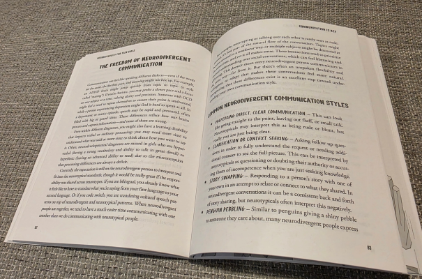 Neurodiversity for Teen Girls Book Pages - Communication Styles - Book Review