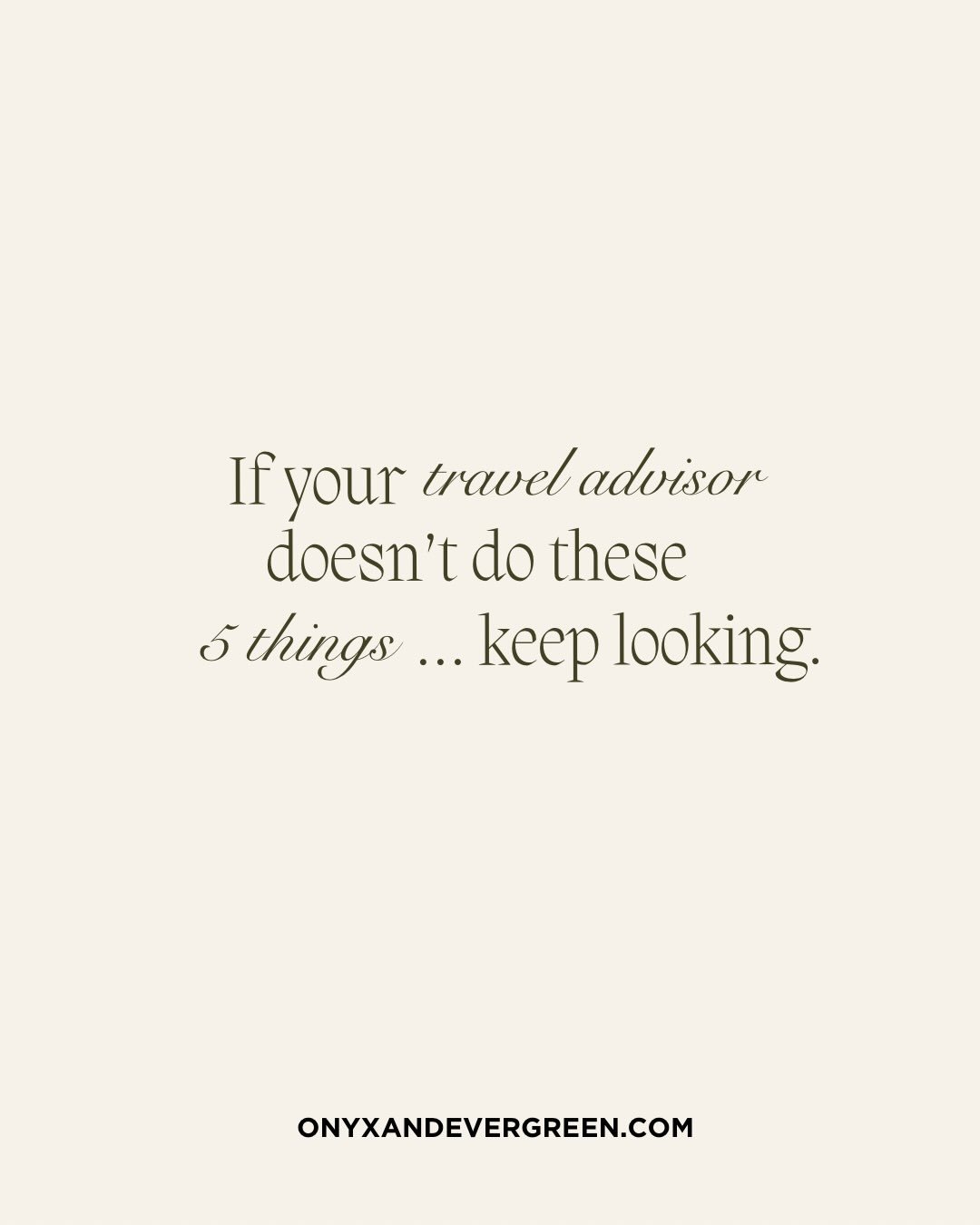 Sure, you could book trips yourself&hellip; but wouldn&rsquo;t you rather:

Have a human guide you through everything, so you can do&hellip; anything else?

Get recommendations based on experience, past trips, and a vast network of travel pros&mdash;