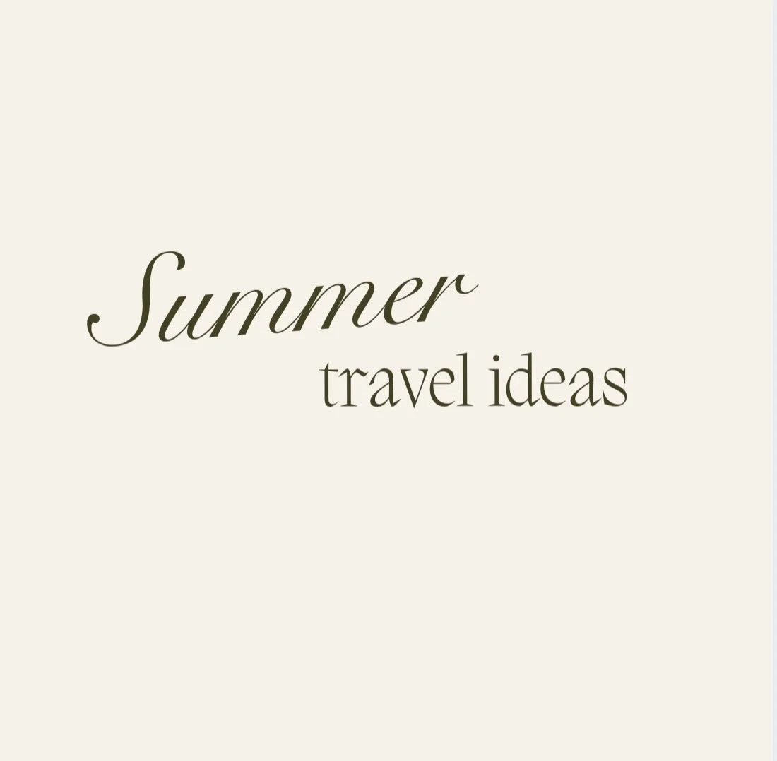 Mid-March check-in, my friends ☀️
Summer is closer than it feels&hellip; where are you headed?

Let&rsquo;s get ahead of it this year so you get the best hotels, flights, and experiences. 

Start planning here: onyxandevergreen.com 💫