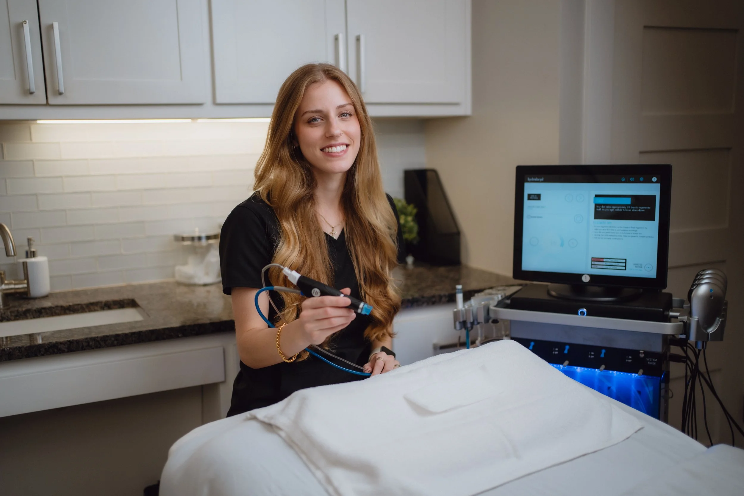 Abigail Grote licensed esthetician at O Young MD Kerrville clinic