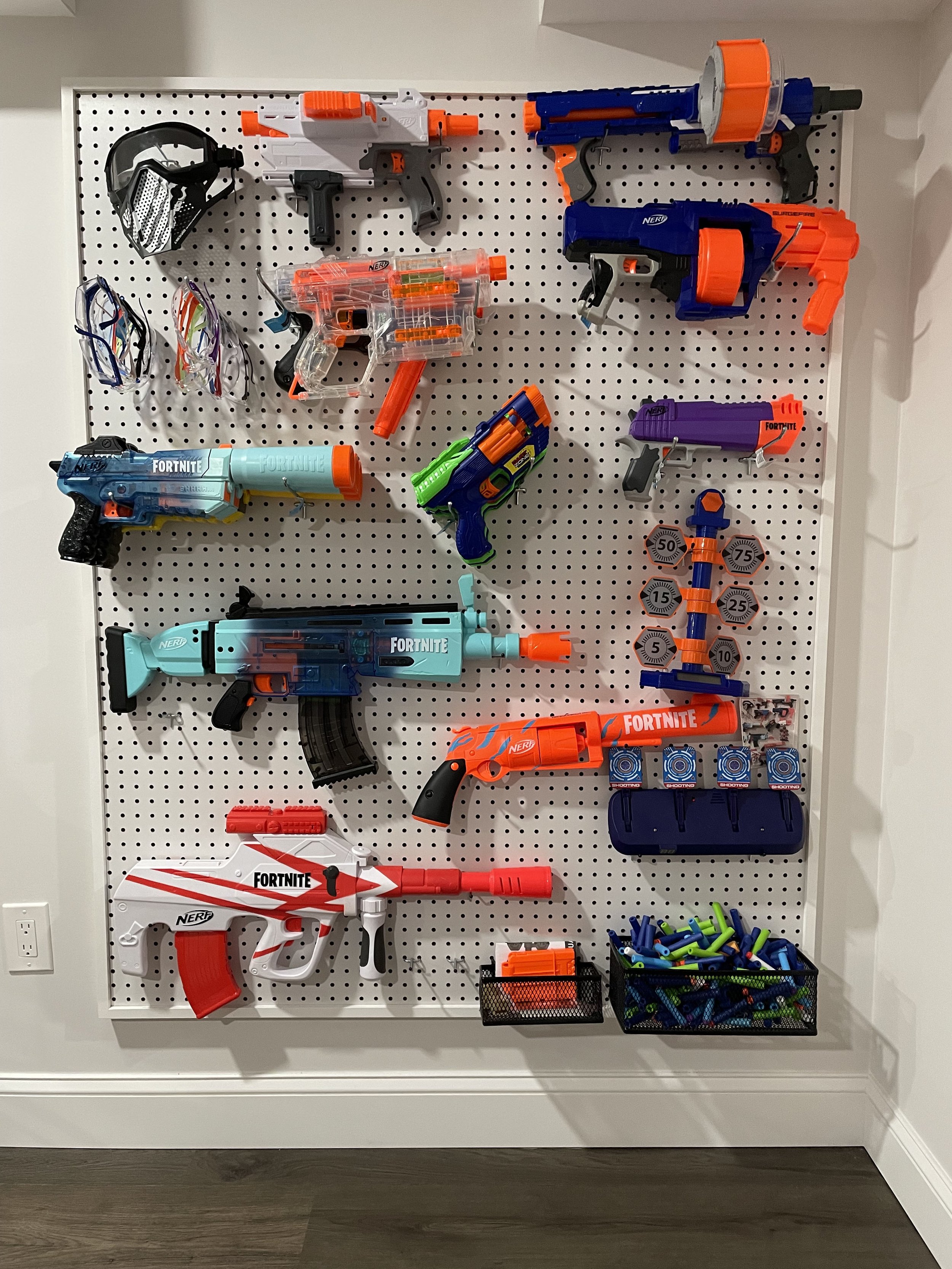 Nerf Storage Wall