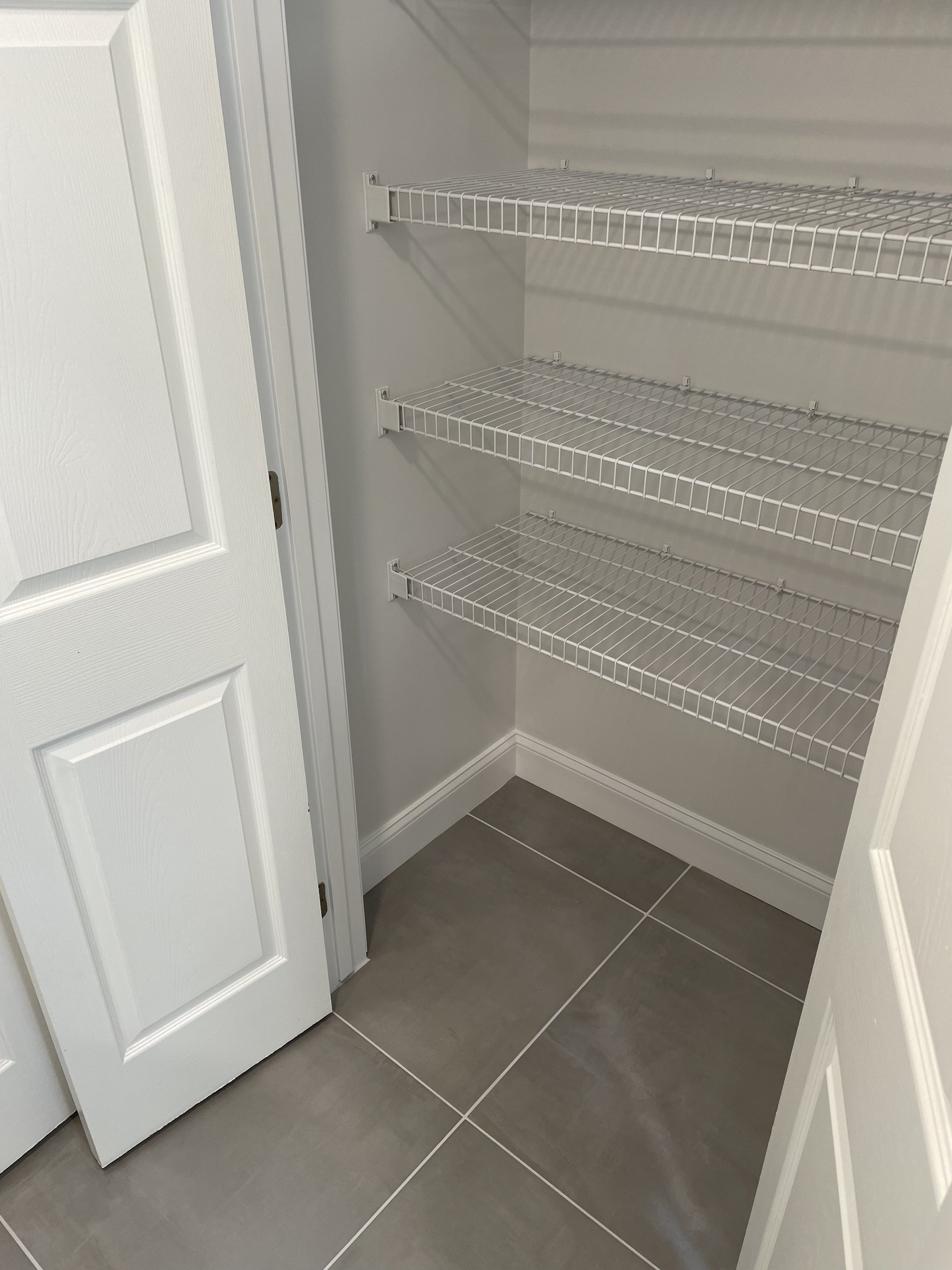 Linen Closet Shelving