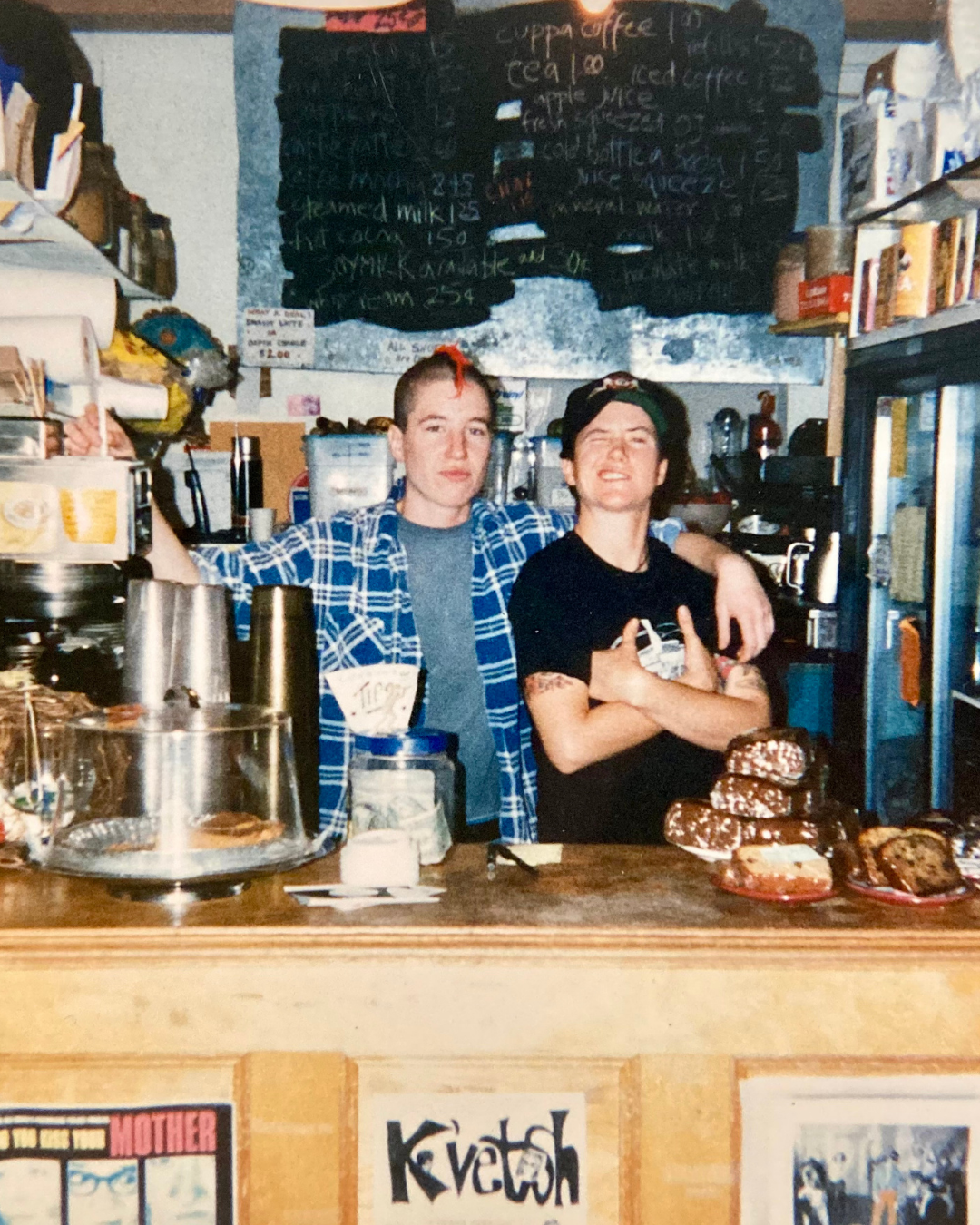 Lori Hartmann & Silas Howard, co-owners of the Bearded Lady Café