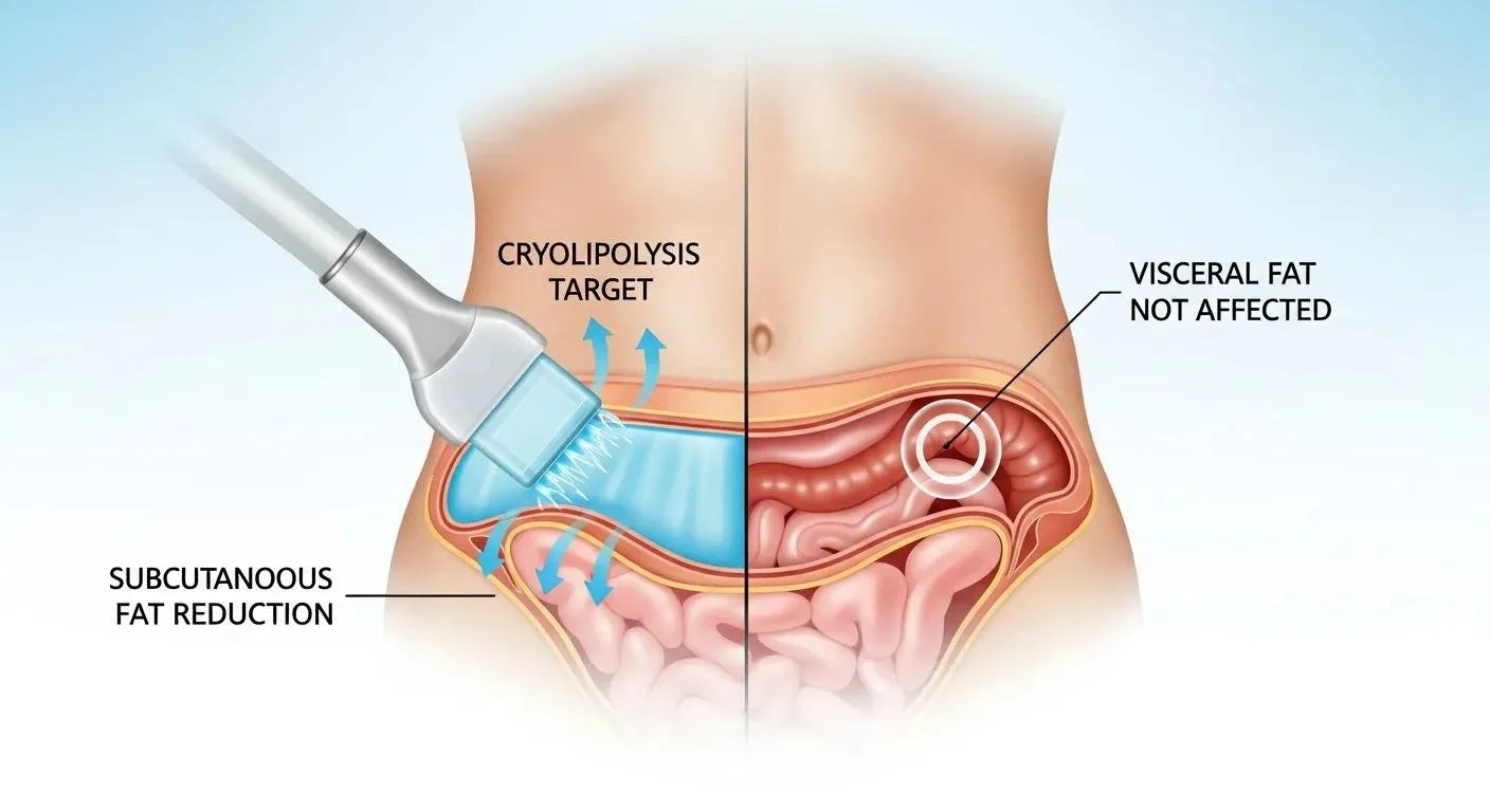 Does Tummy Fat Freezing Reduce Visceral Fat or Only Subcutaneous Fat?