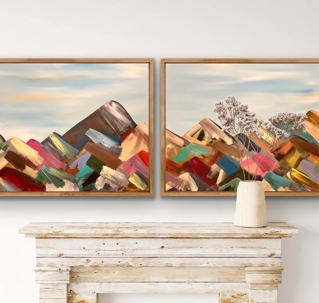 Afternoon Squall (diptych)