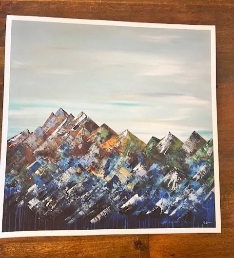 Arctic Melt 21x21 - sample sale print