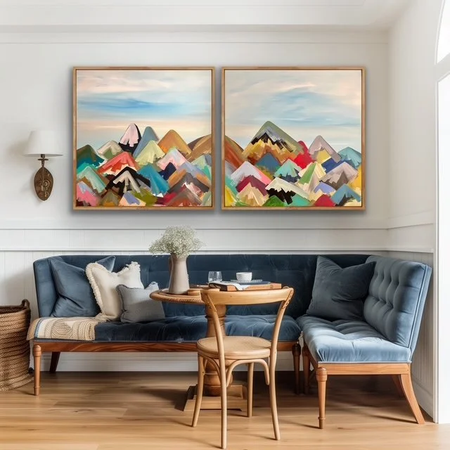 Twin Horizons (diptych)