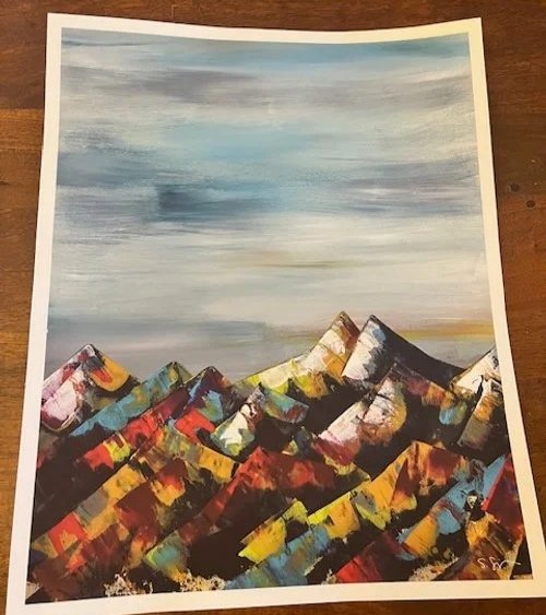 Snow Leopard 16x20 - sample sale print