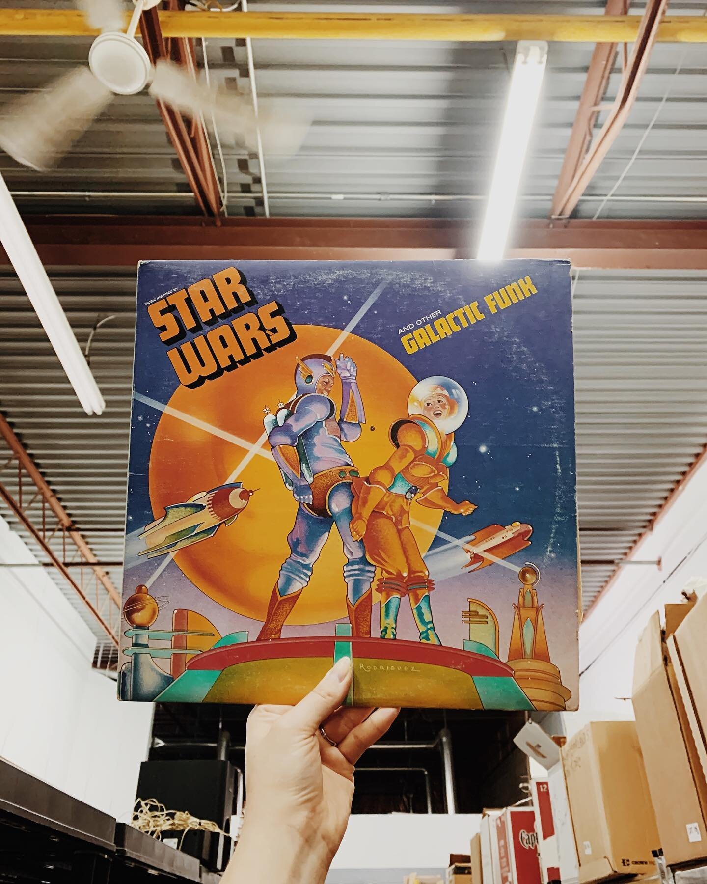 May The 4th Be With You! If you need a soundtrack for today, this one is it. Star Wars Galactic Funk Vinyl LP is up for auction now! We come across tons of Star Wars and other pop culture items~