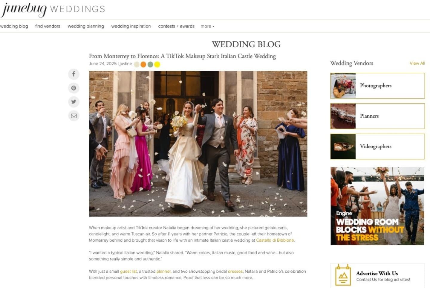 A veces la vida te regala historias que se sienten como un poema. Gracias por esta en Florencia.

@nataliasofiam + @patoquiroga 

Feautured in @junebugweddings

The Best Team 
Photography &ndash; @__amormio
Event Planning &ndash; Federica Crasnich of