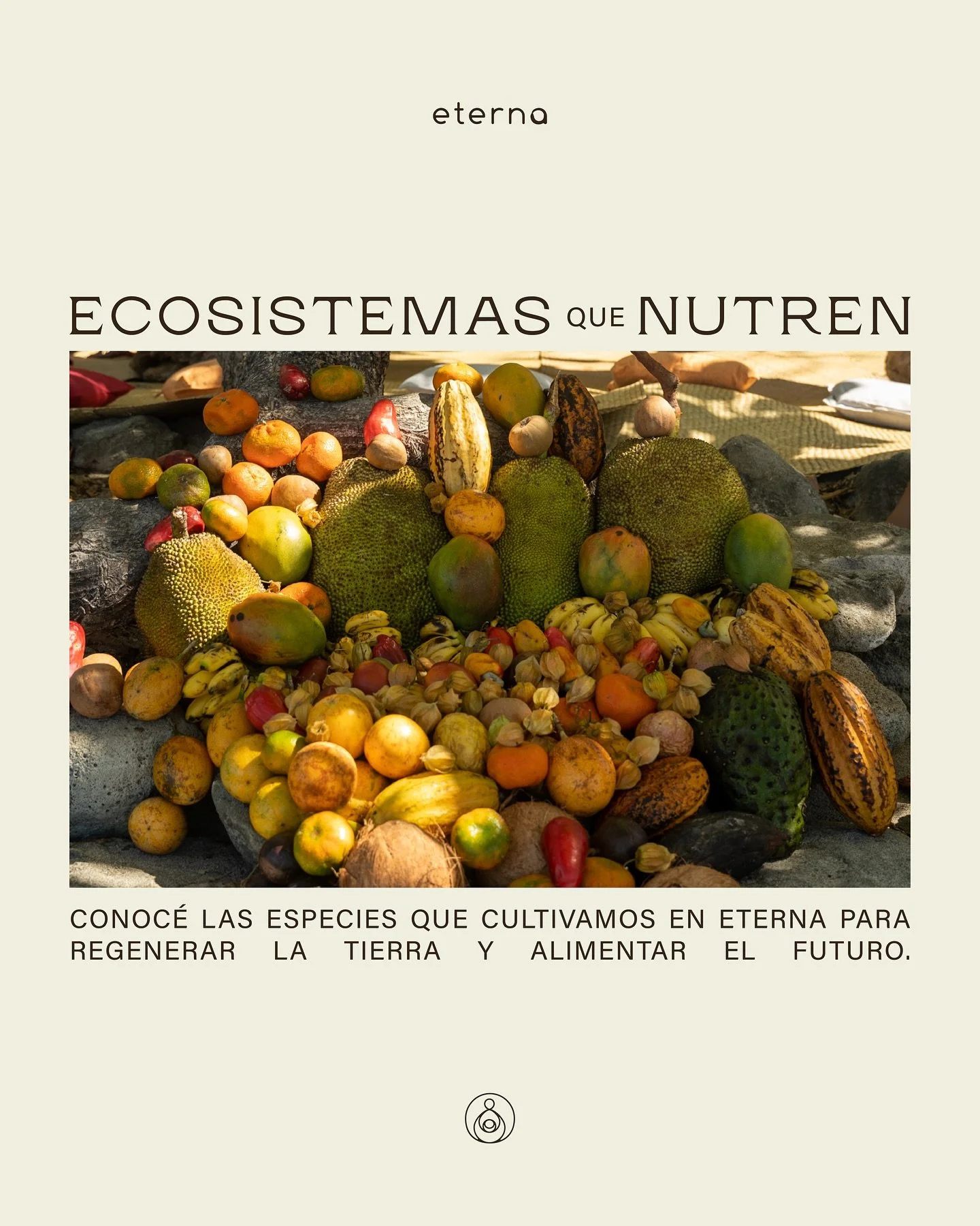 🌿 Abundancia Tropical 🍍 𝓤𝓷 𝓻𝓮𝓰𝓪𝓵𝓸 𝓭𝓮 𝓵𝓪 𝓽𝓲𝓮𝓻𝓻𝓪.
En Eterna seguimos cultivando nuestro bosque comestible un ecosistema vivo donde cada especie tiene su prop&oacute;sito y cada fruto es un mensaje de abundancia.

✨&iquest;Cu&aacute;