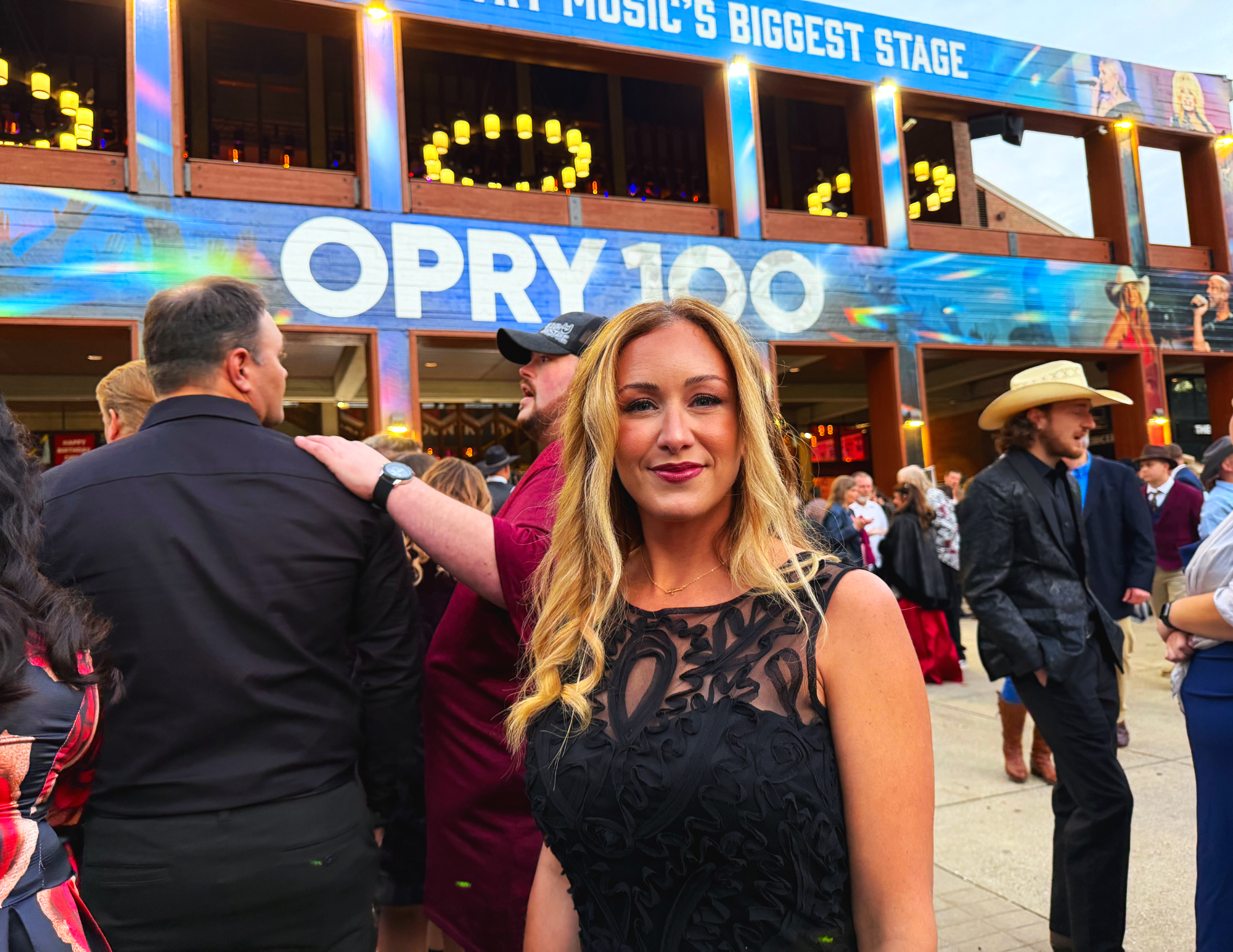 Samantha at the Grand Ole Opry nominated 2025 Female Country Artist of the Year