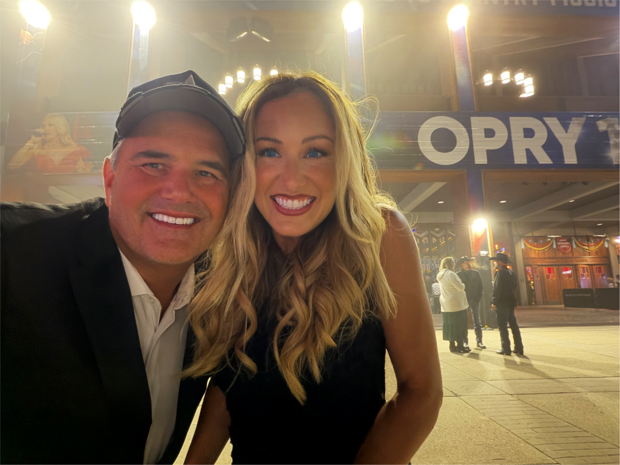 Jay and Samantha attending Grand Ole Opry for JMA Awards nominated 2025 Female Country Artist of the Year