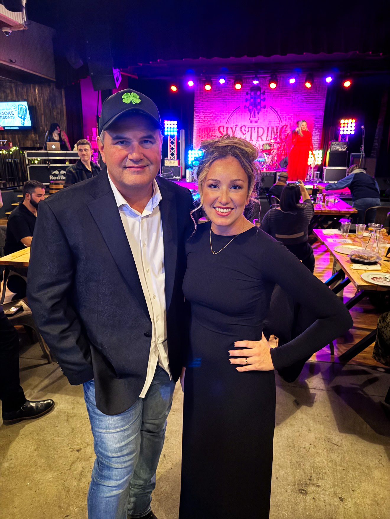 Samantha and Jay at the 2025 New England Music Awards nominated for Country Act of the Year and Album of the Year for their full-length debut "The High Road"