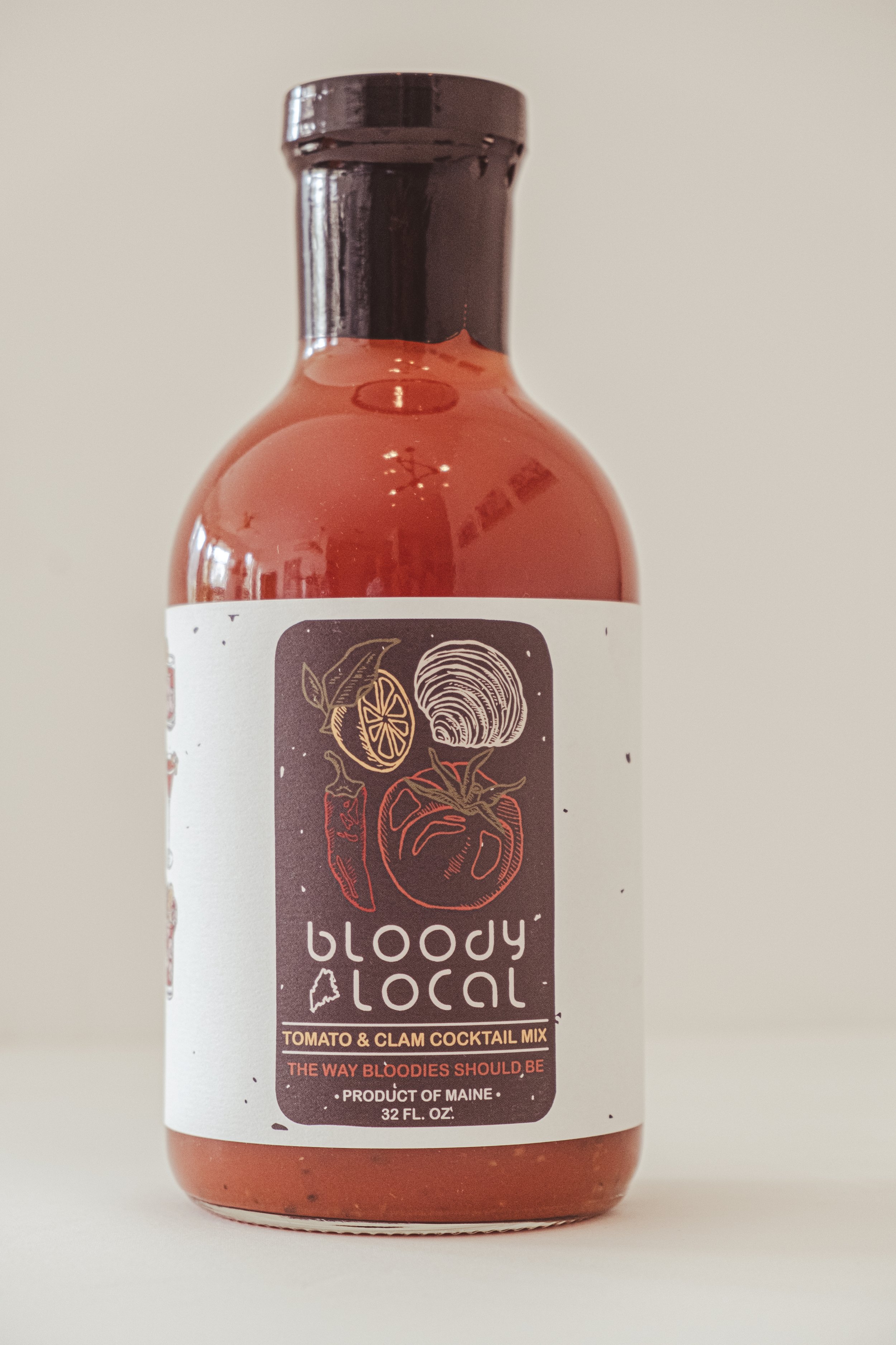 bloody local tomato and clam cocktail mix - pint cove provisions