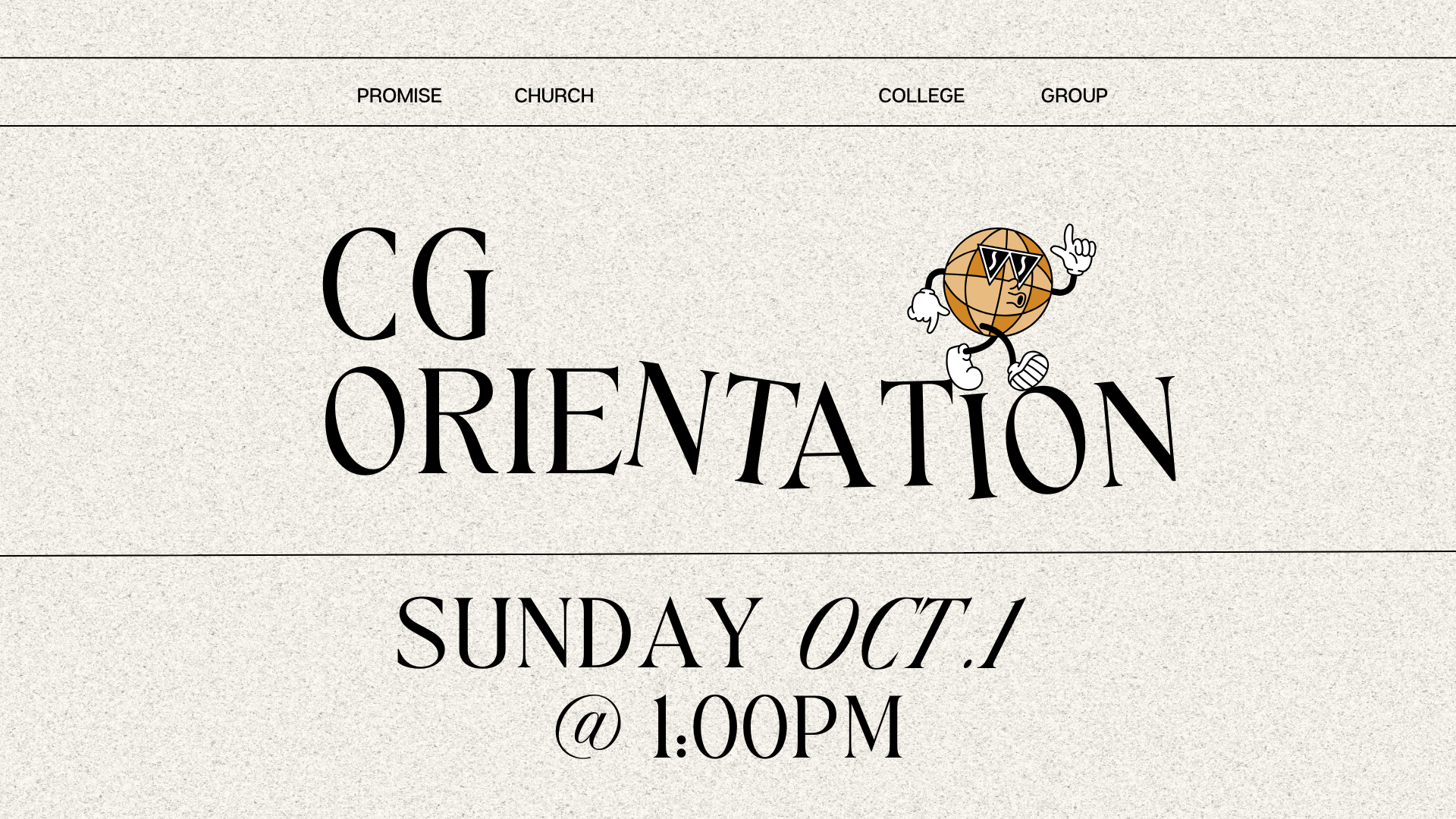 College Group Orientation