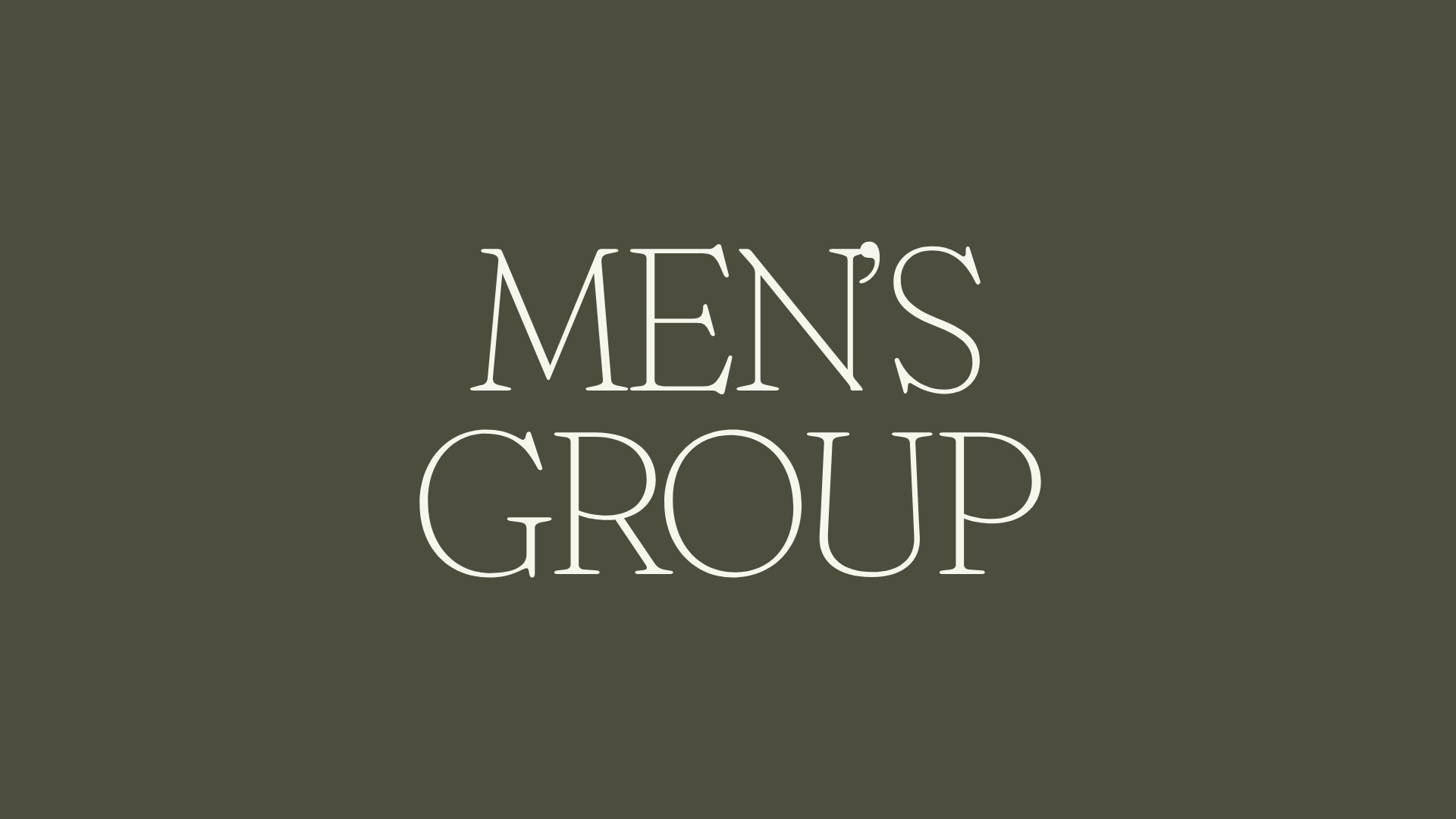 Men's Group