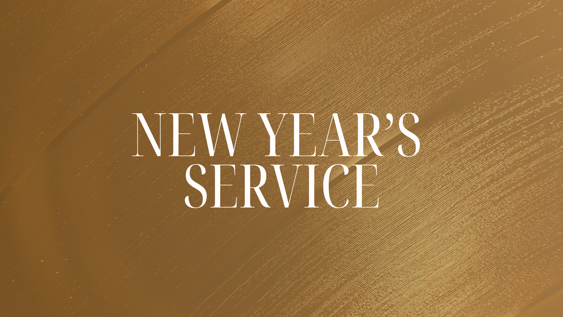 New Year's Service