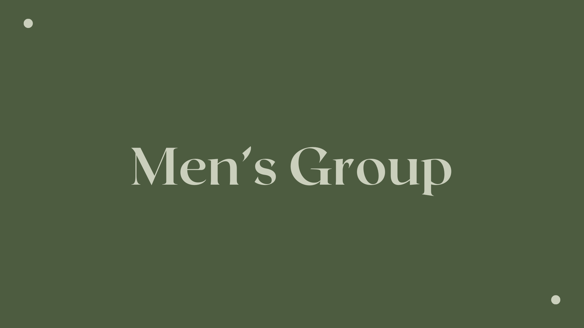 Men's Group