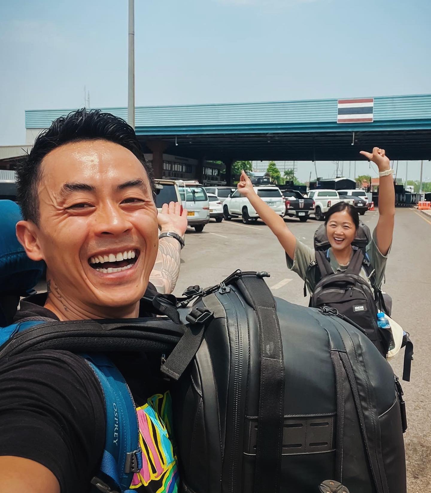 We just crossed the Thai-Lao border in Nong Khai 🇹🇭 We&rsquo;re over the moon to be back in Thailand after an amazing two-month journey traveling by land through China and Laos. Can&rsquo;t wait to share with you all the fun things we&rsquo;ve done