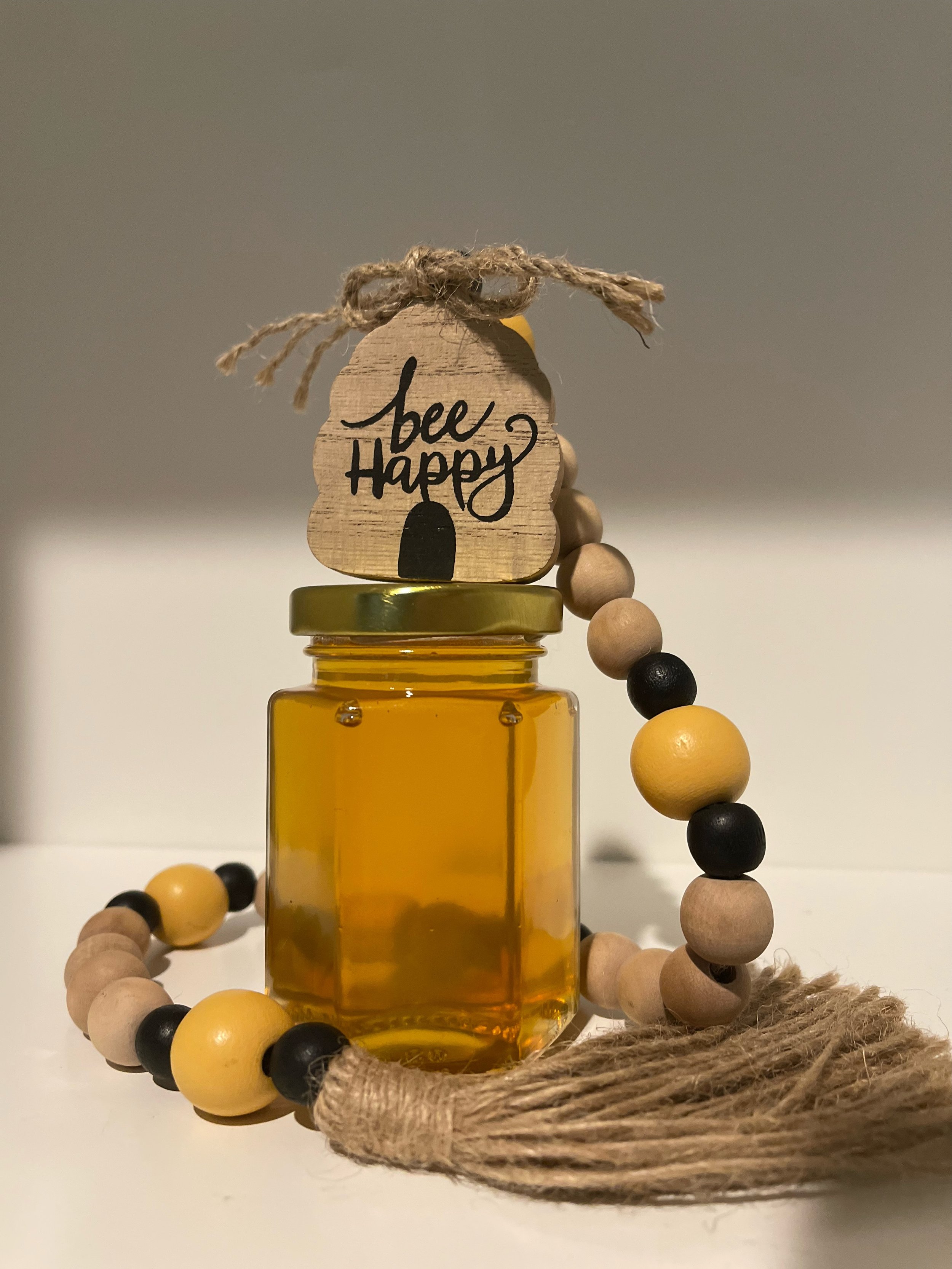 Honey Jar - Medium 4 oz Hexagon