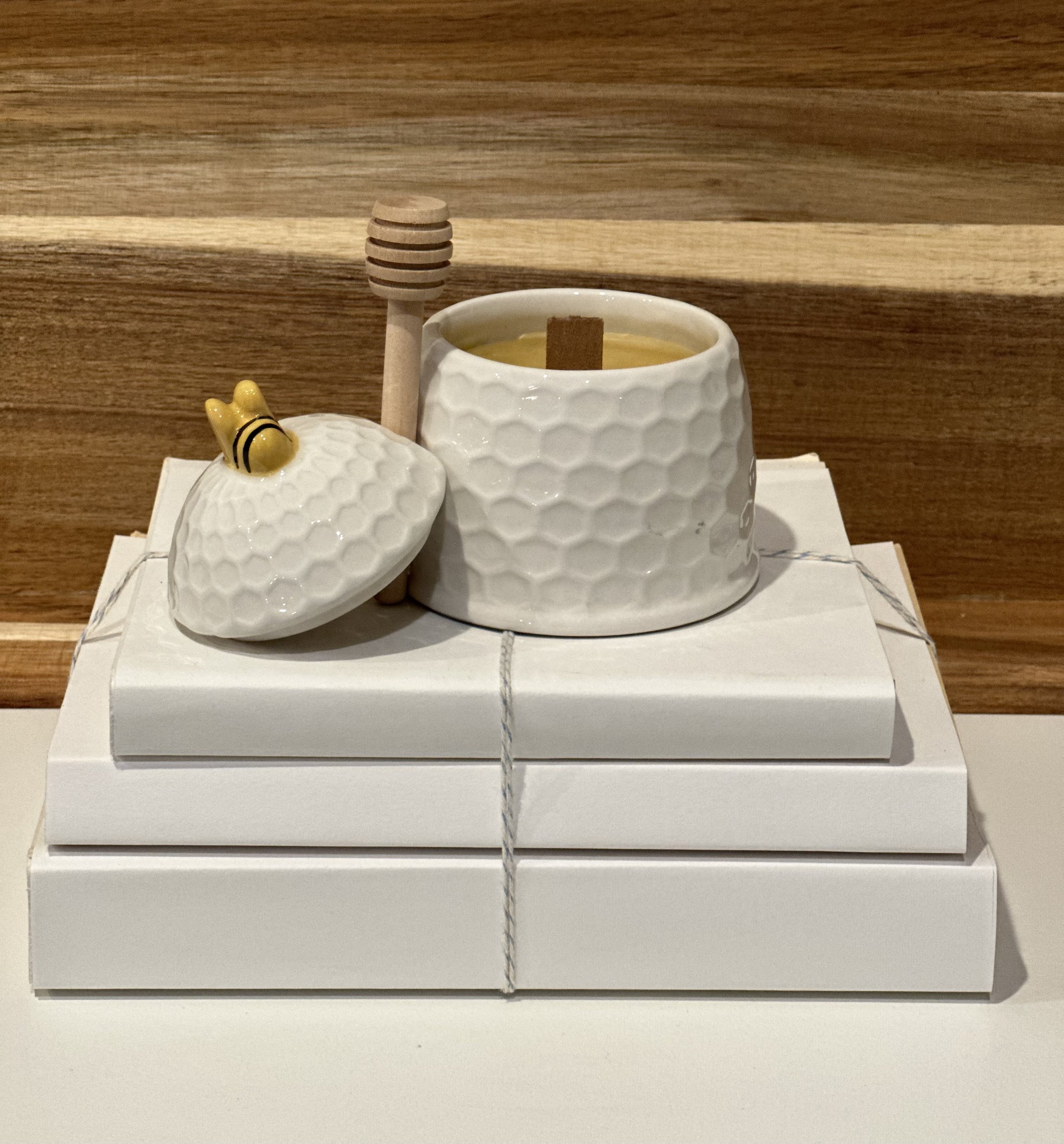 Honey jar Beeswax Candle