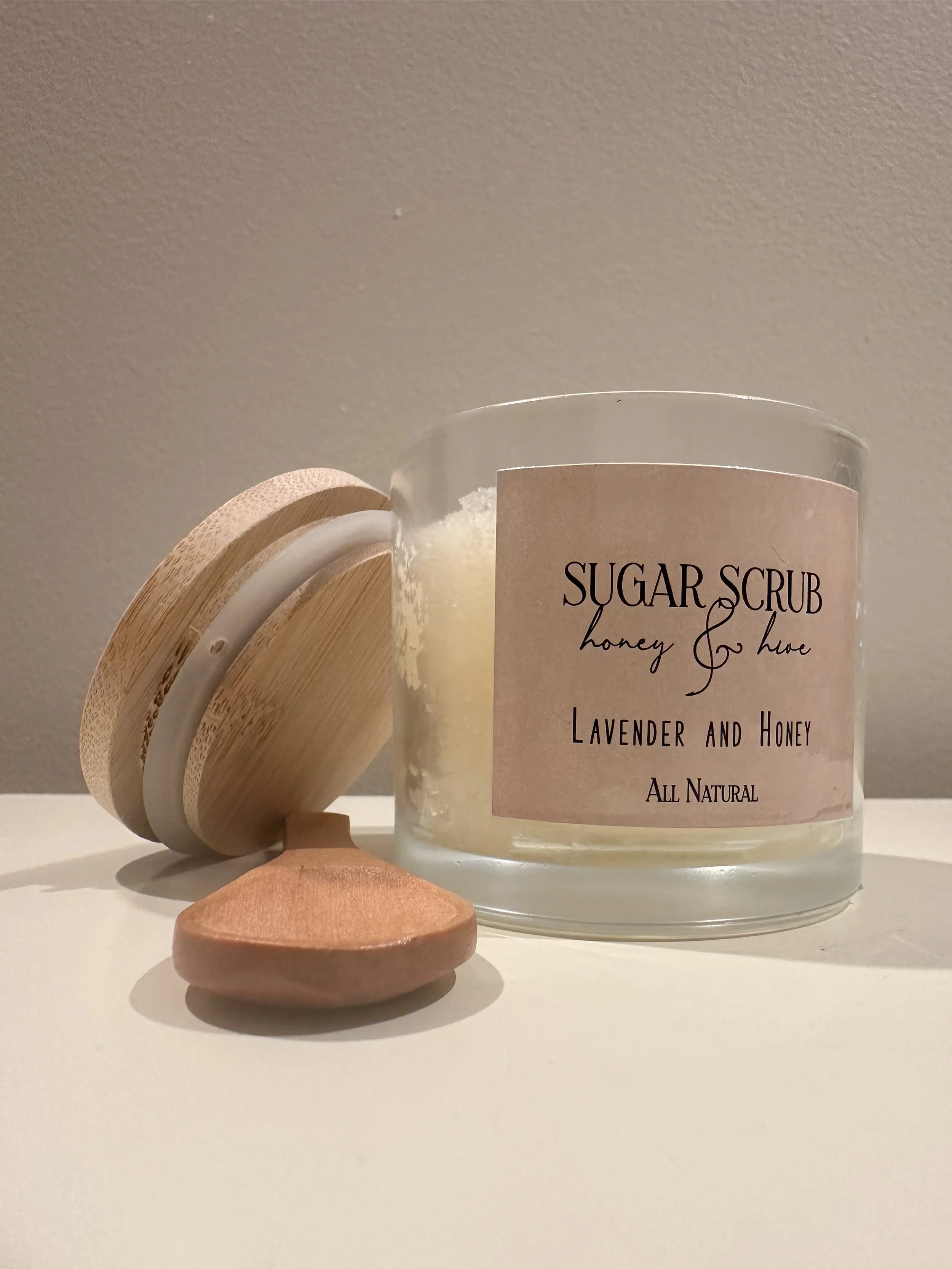 Large Lavender Honey Scrub