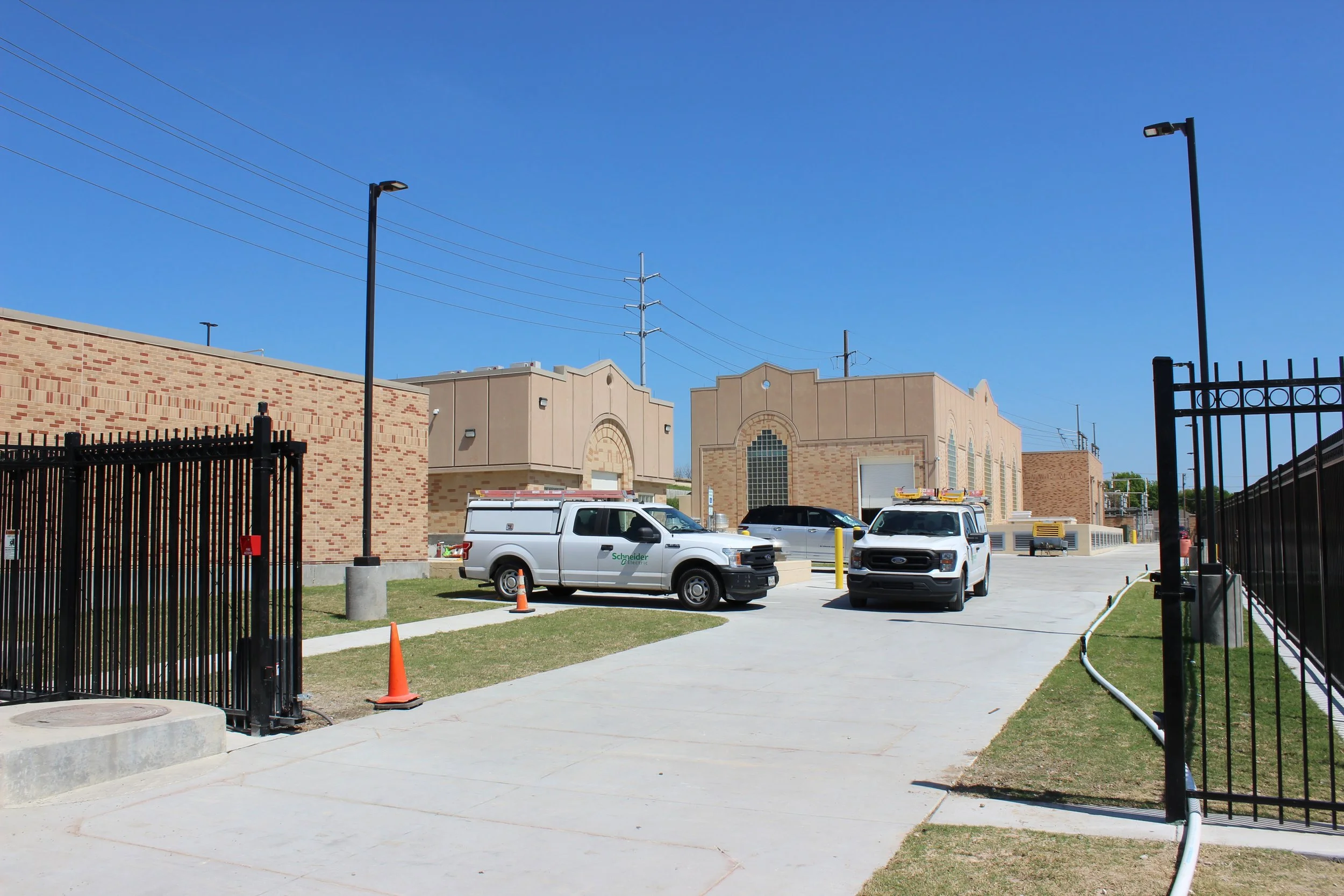 Entrada de la estación de bombeo