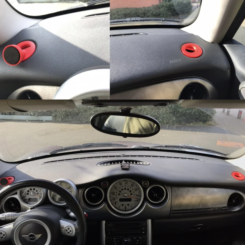 Colour Magnetic LHD Vent Mount Phone Holder Cover MaCh.P Bespoke Vehicle Designs