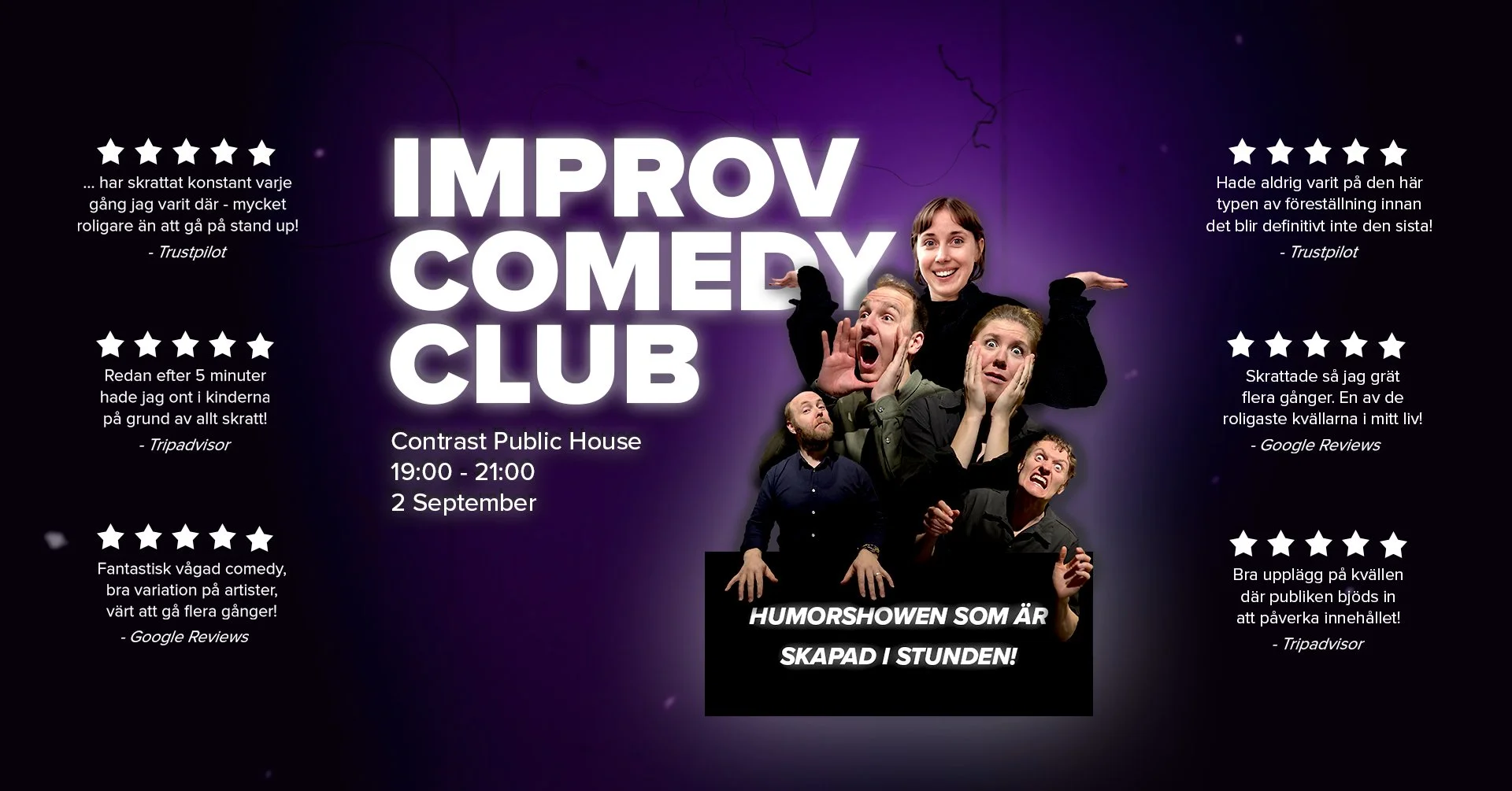 Improv Comedy Club 2 september