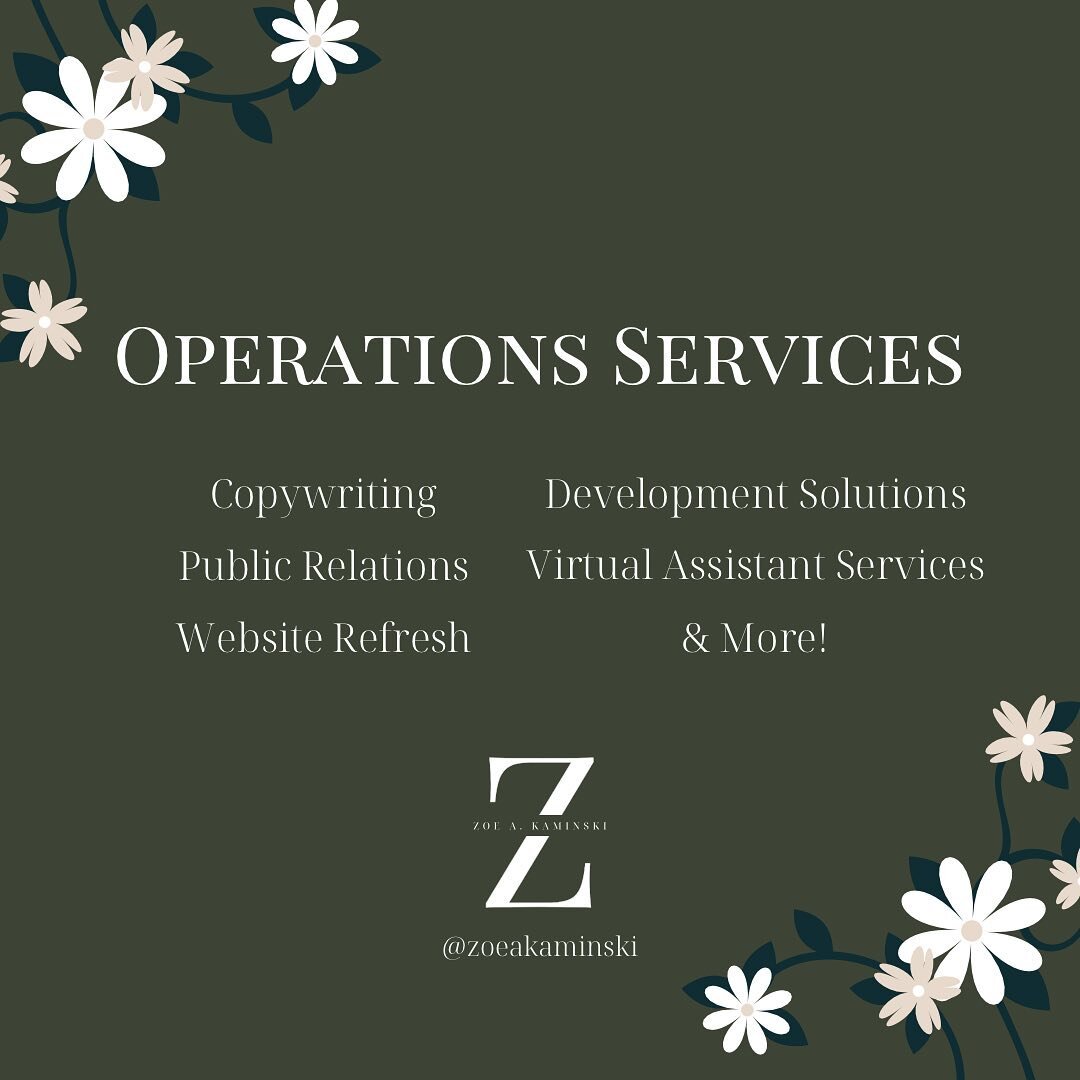 Let's talk #consulting services! Operations consulting is a big benefit to YOU! 
&bull;
#Operations consulting can take those tasks that need to be done, but you just don&rsquo;t have time for, off your plate! ⏰
&bull;
Let&rsquo;s #connect to chat ab