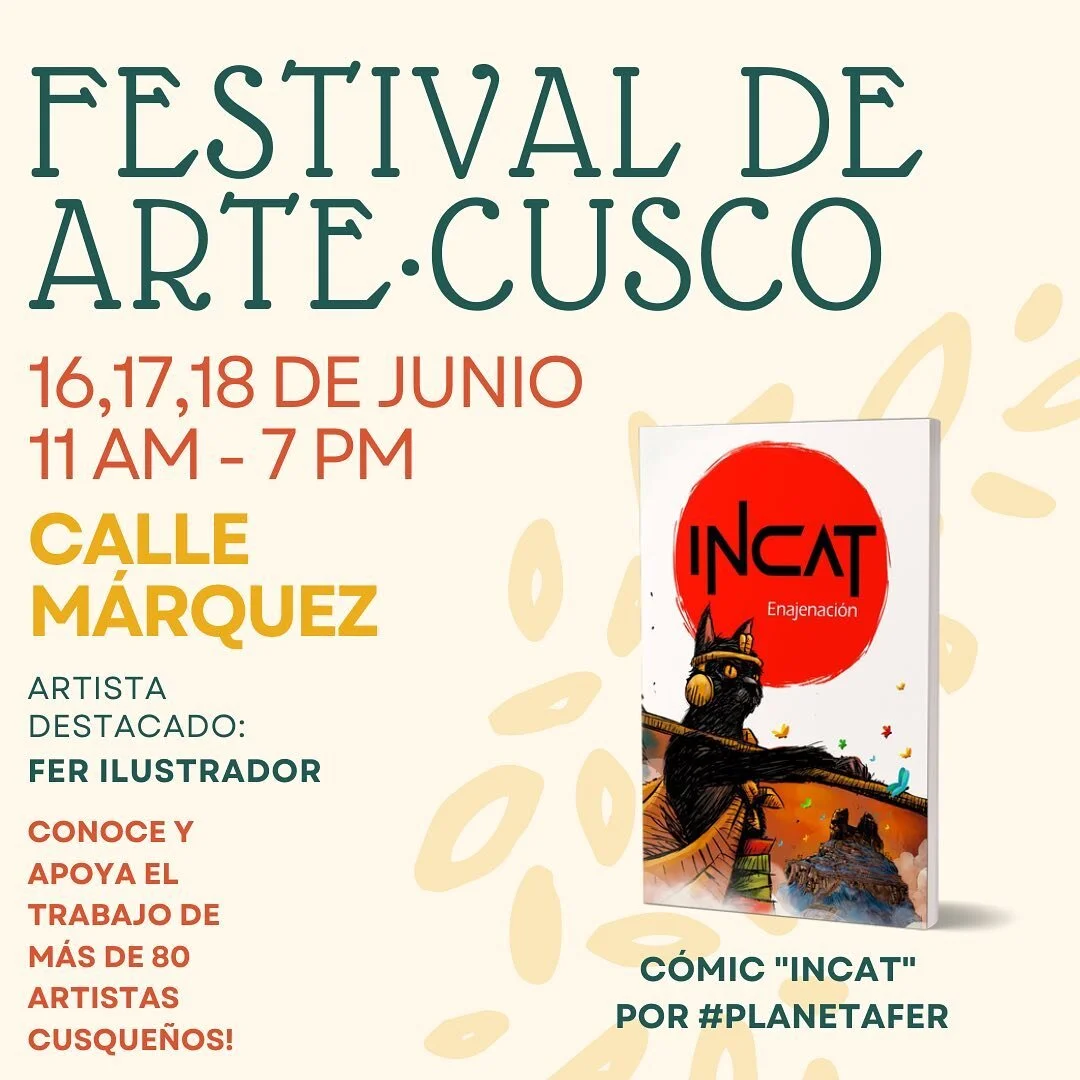 #peru #peruarte #planetafer #cusco #cuscoeventos #eventoscusco #ilustradoresperuanos #eventosperu #artistascusque&ntilde;os