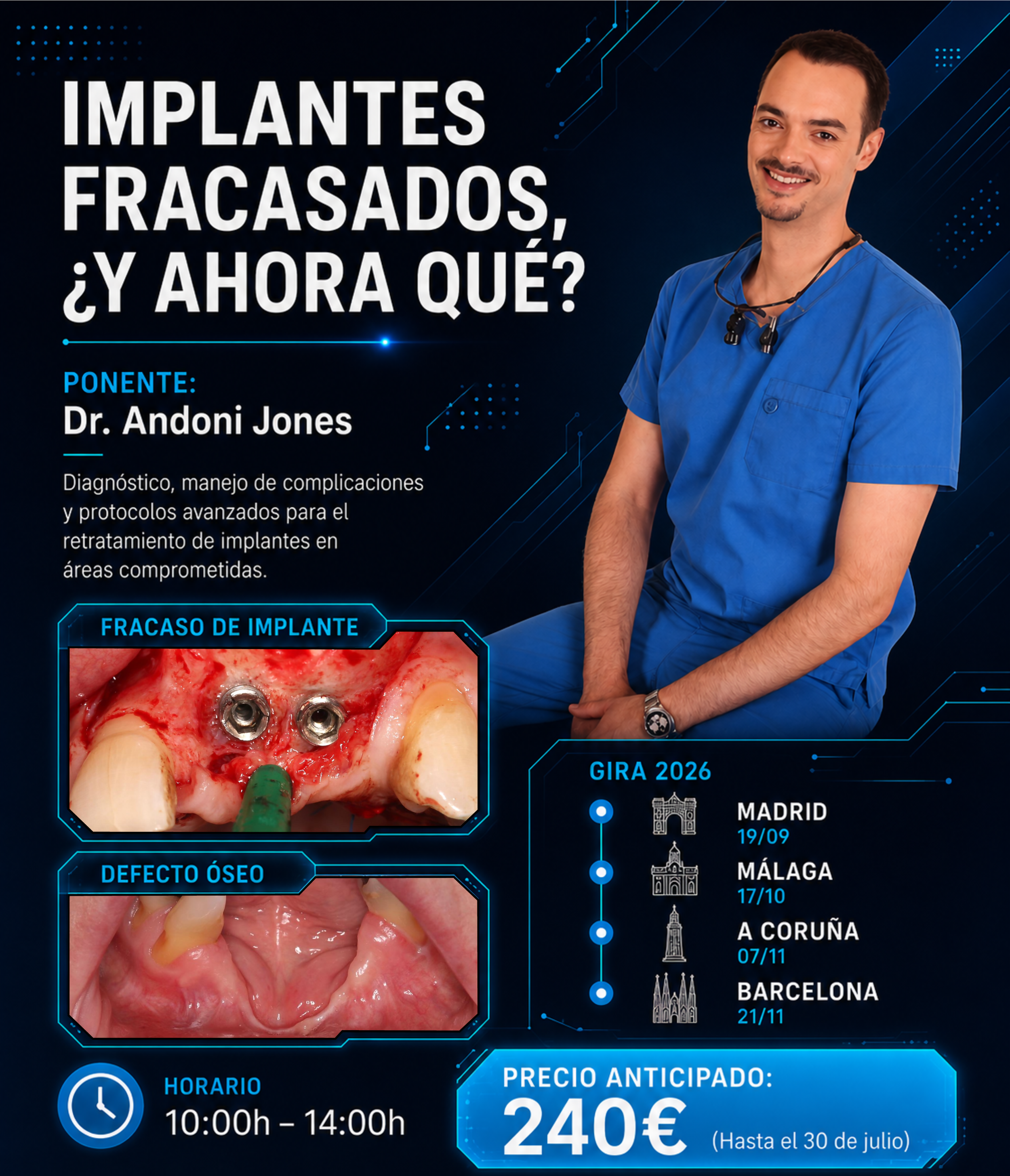 MASTERCLASS: IMPLANTES FRACASADOS