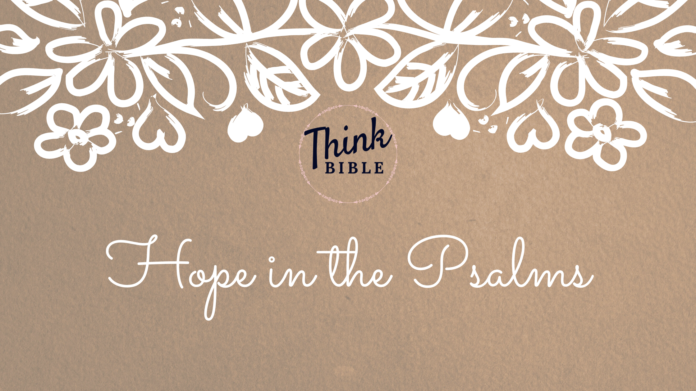 Hope In the Psalms