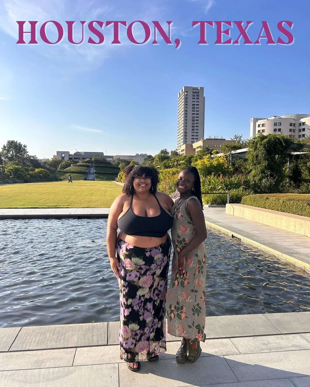 Did you know that the Houston area is larger than the state of Connecticut and has over 350 parks?! 😯

Thanks to the Barr Foundation and City Parks Alliance, our CoFounding Executive Directors Joye &amp; Maya got to experience about 15 of Houston&rs