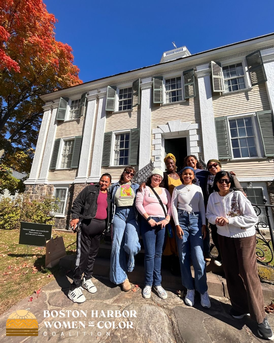 Shouting out members new and old who joined us for the October Monthly Meet-Up at the Shirley-Eustis house in Roxbury 🍂🍎😌

We reveled in a remarkable day of history, reflection, and connectedness. BHWOCC members were hosted by the Shirley-Eustis P