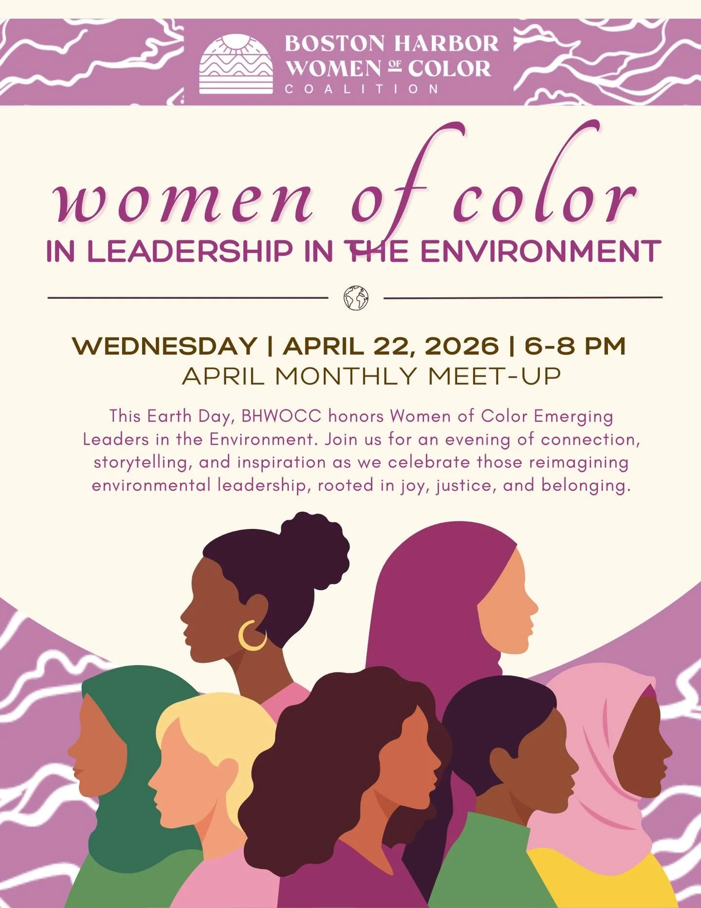 BHWOCC&rsquo;s Earth Day Panel is BACK ✨🌎

Join us this Earth Day for an inspiring evening uplifting Women of Color Emerging Leaders in the Environment!

We&rsquo;re so excited to bring this powerful conversation back for a second year &mdash; and w
