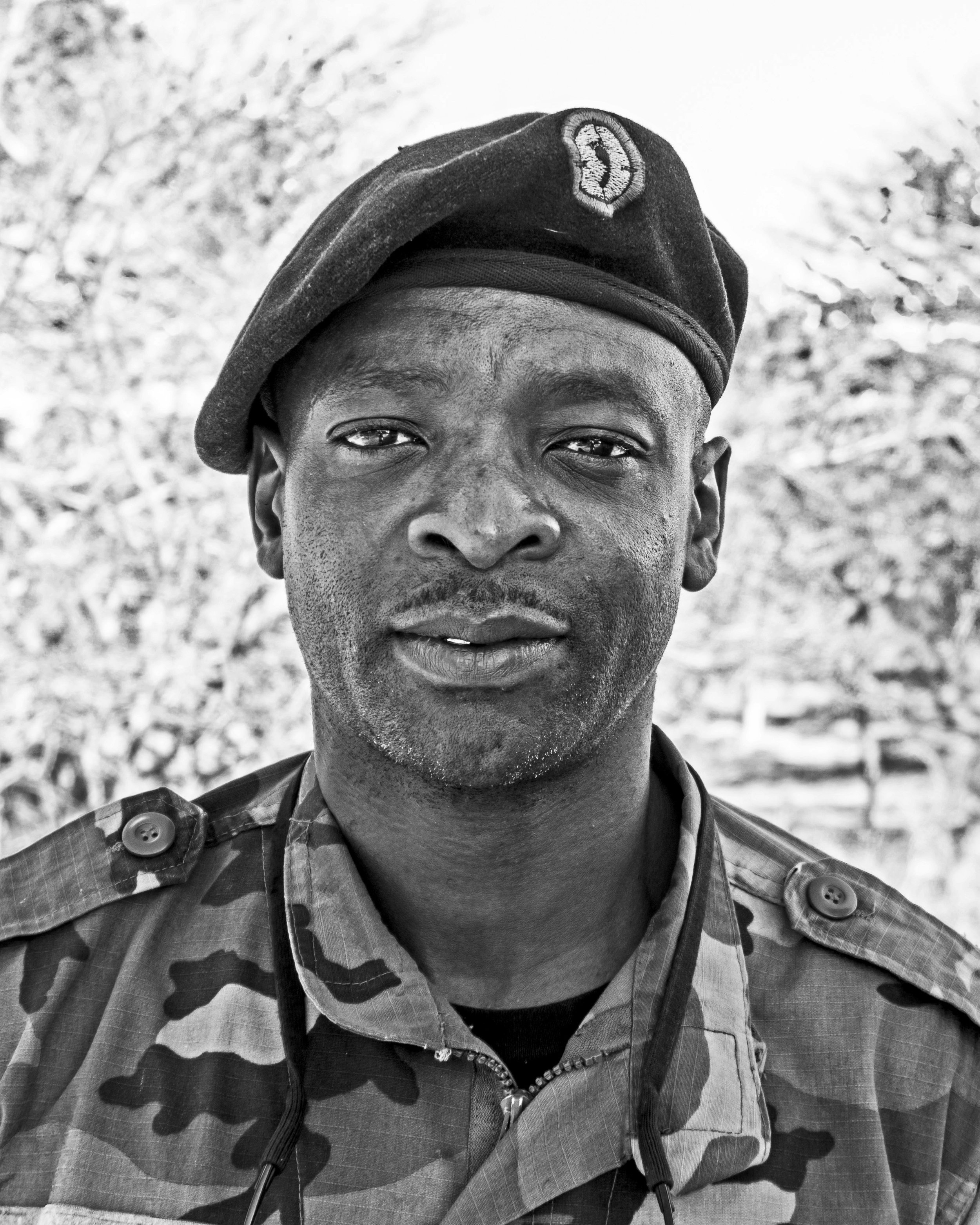 “THIS IS THE ANIMAL THAT I HAVE BEEN SEARCHING FOR.”
- Thabani K., a Rhino Task Team anti-poaching ranger, recalls his immediate reaction to the
first time he encountered a poacher in the bush.
Thabani was the first APU ranger that I interacted