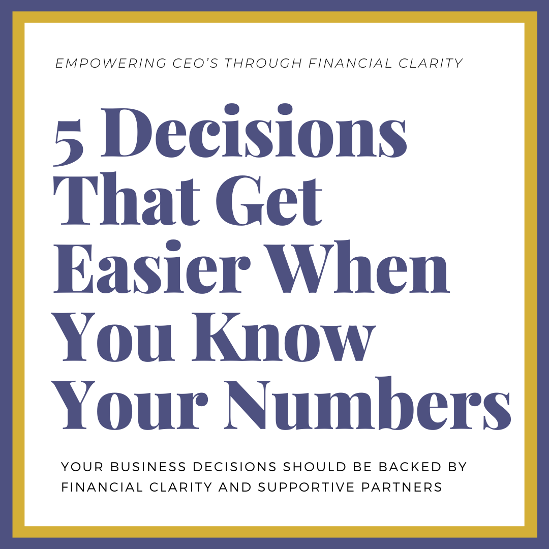      

 
    5 Decisions That Get Easier When You Truly Know Your Numbers   Running a business requires courage. Every week, you’re making calls that affect cash flow, team stability, client delivery, and long-term growth. Those choices should be gro